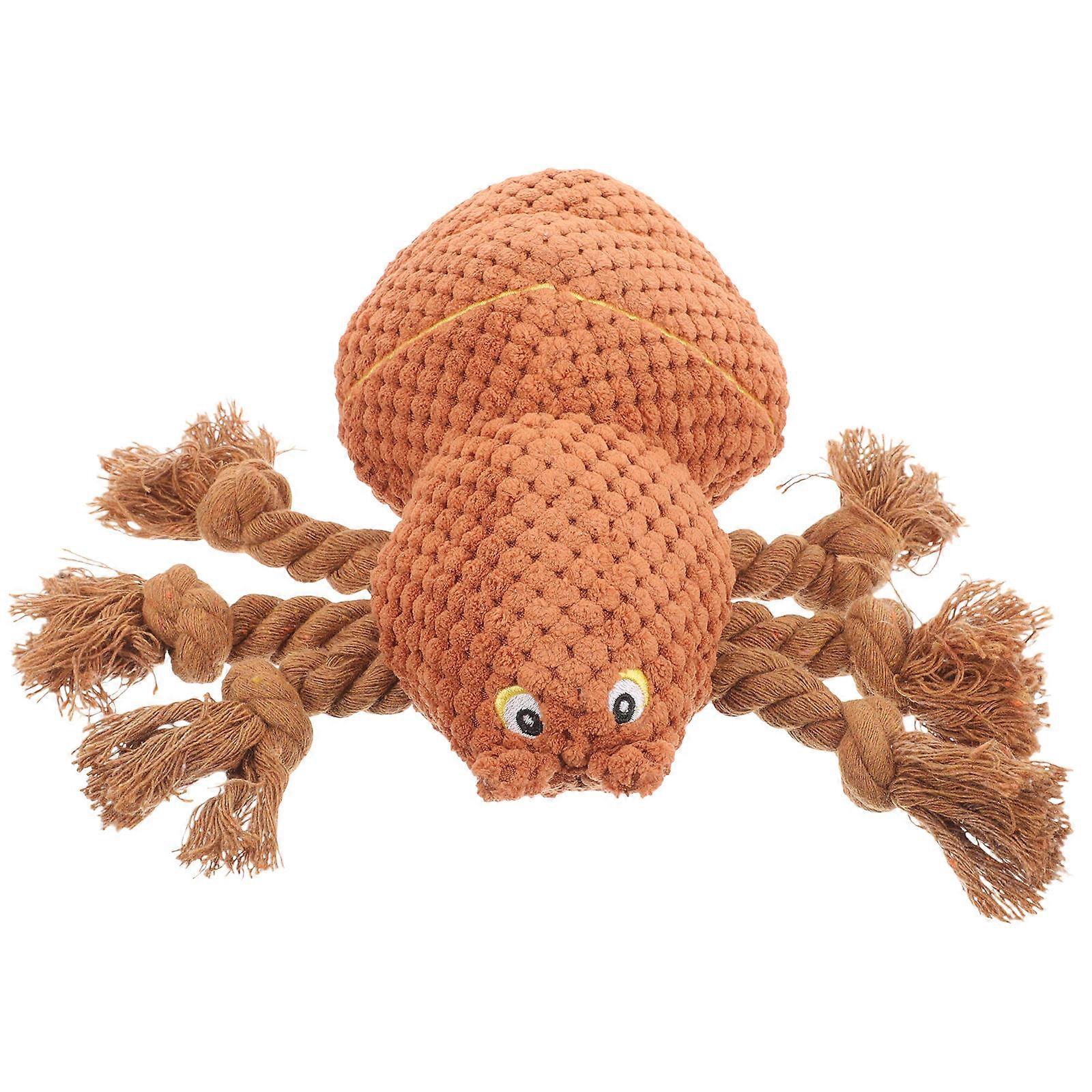 Halloween Pet Toys Chewing Interactive Play Small Dog Toy 26x22cm Brown 1Set