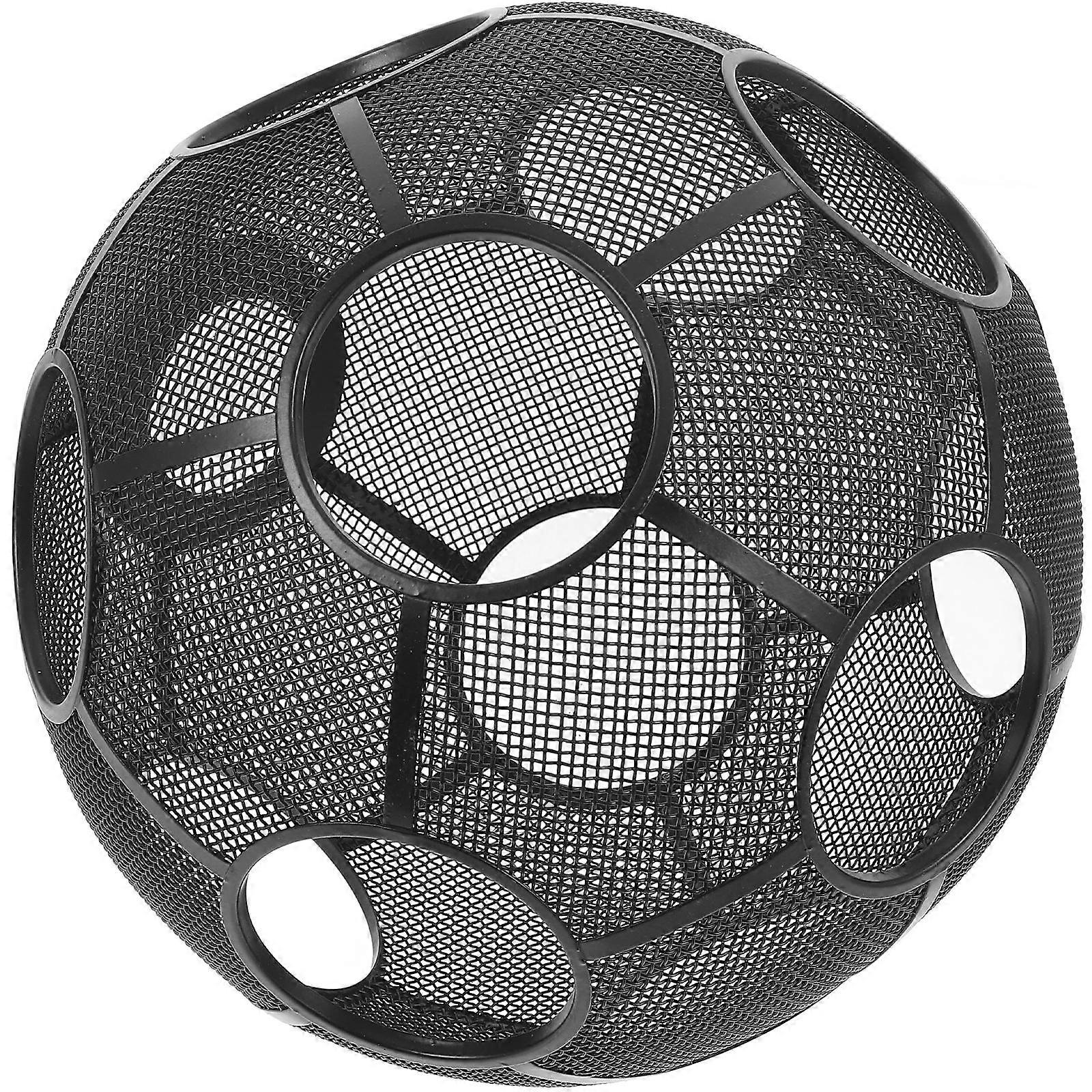 Iron Lampshade Metal Lampshade Corridor Lighting Black 20.00X20.00X20.00CM Light Diffusion 1Pcs