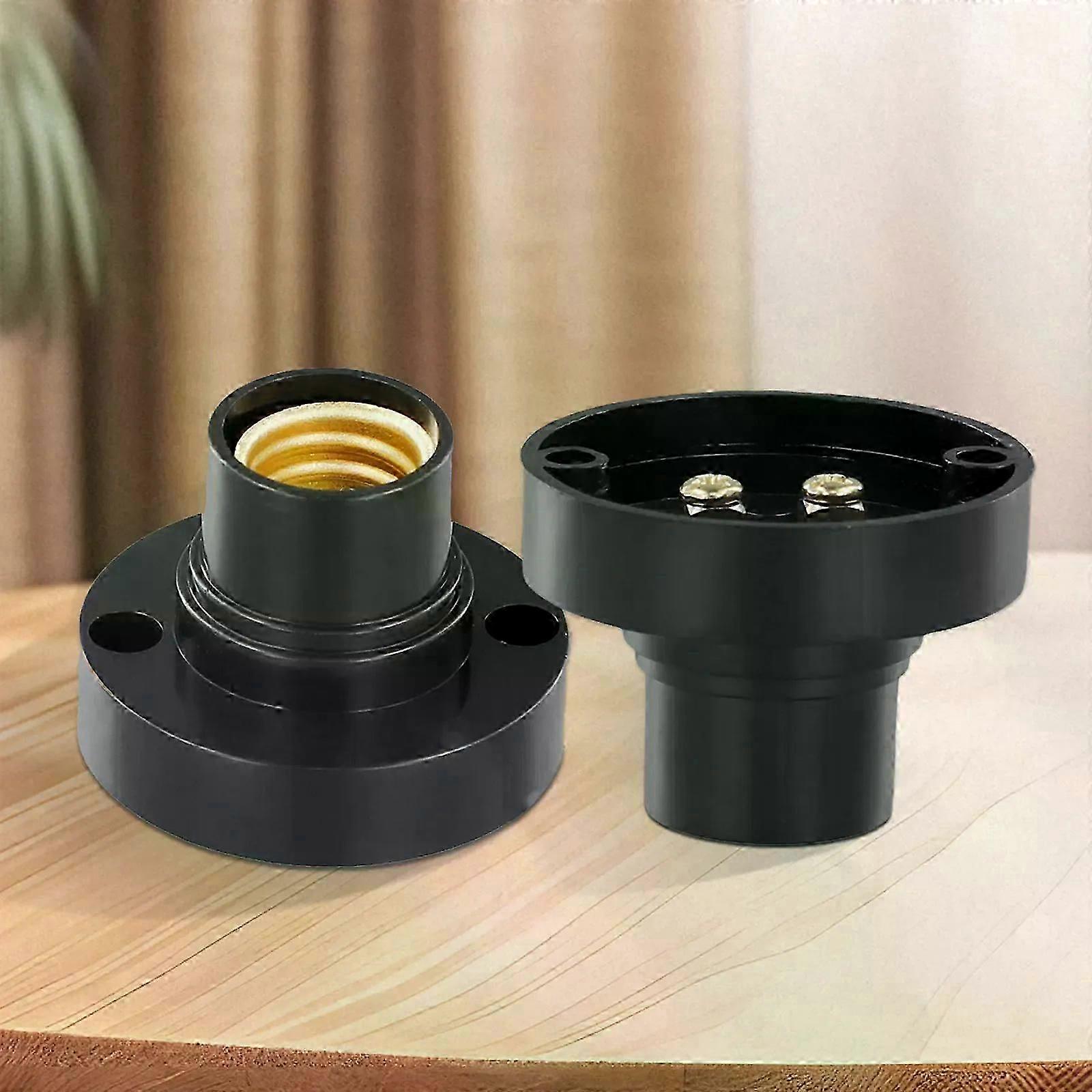 E14 Edison Lamp Holder Light Bulb Screw Socket Conversion Lampholders Surface Fixing Base Holder
