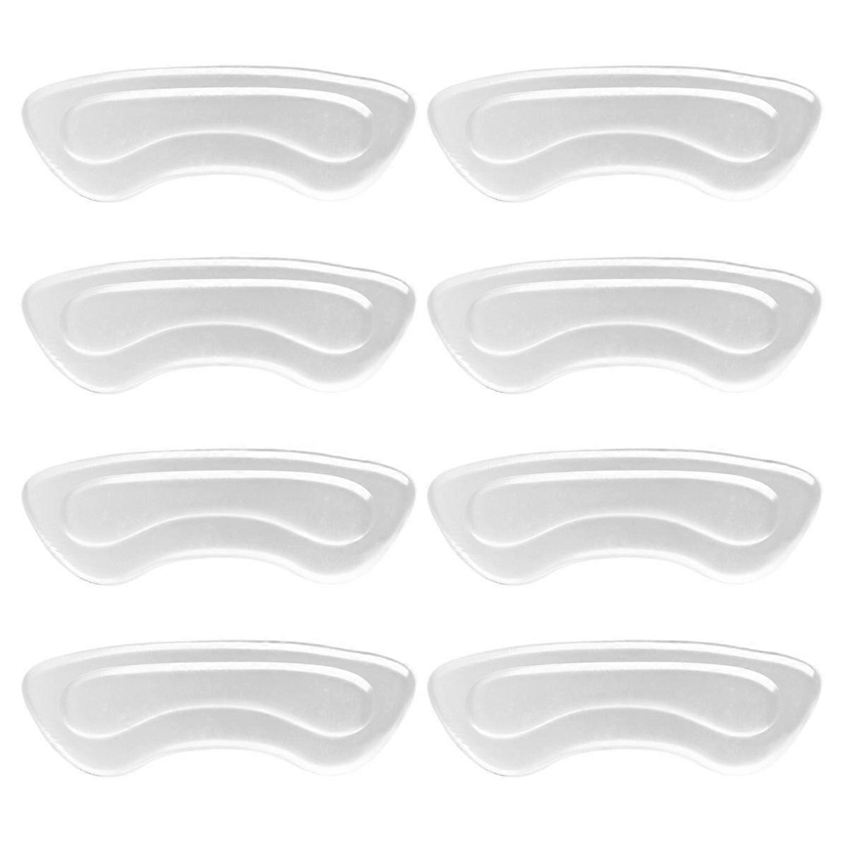 Transparent heel protector, non-slip gel insole,