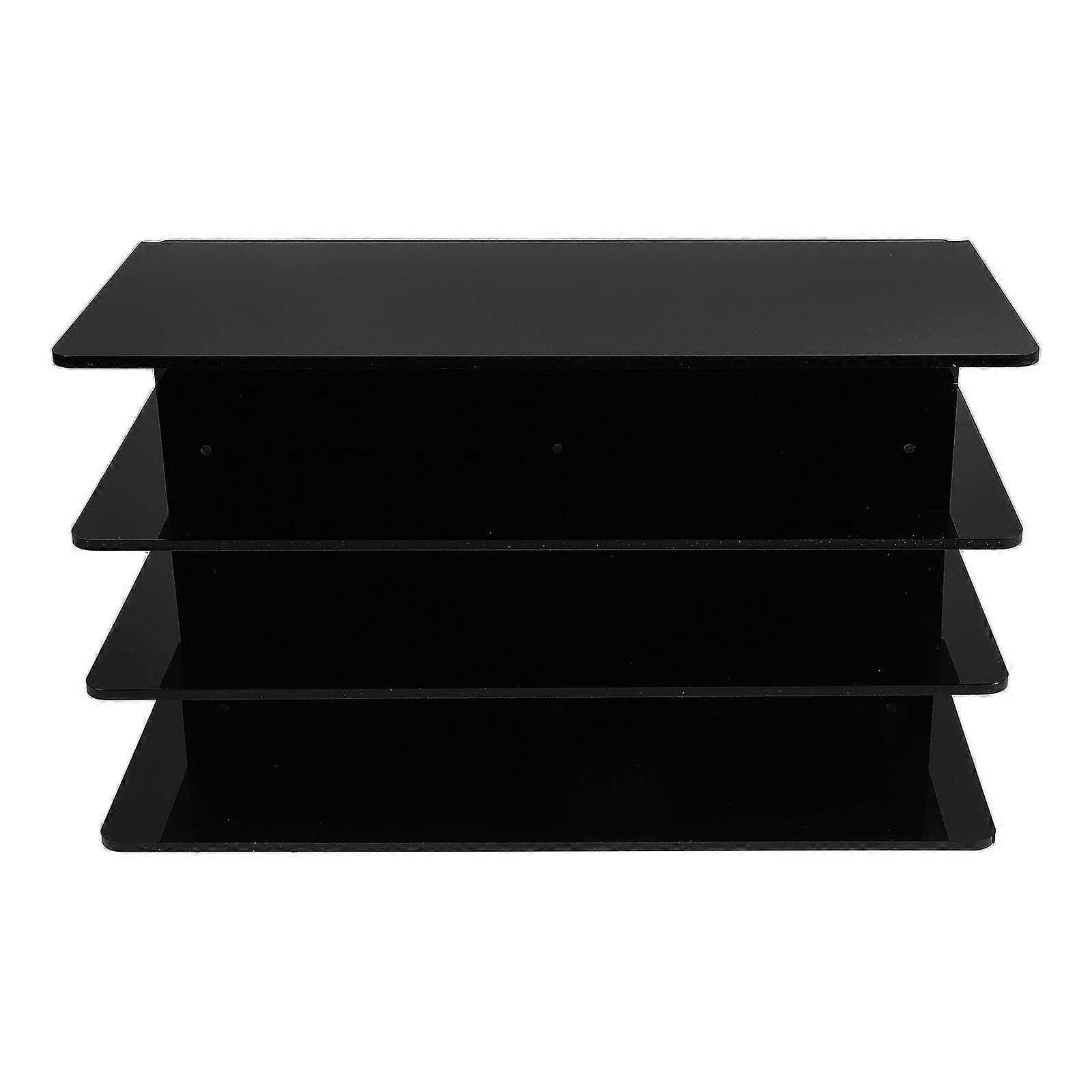 Computer Keyboard Stand Acrylic Storage Rack Modern Style Gamers Square Shape Wrist Support 1Pcs