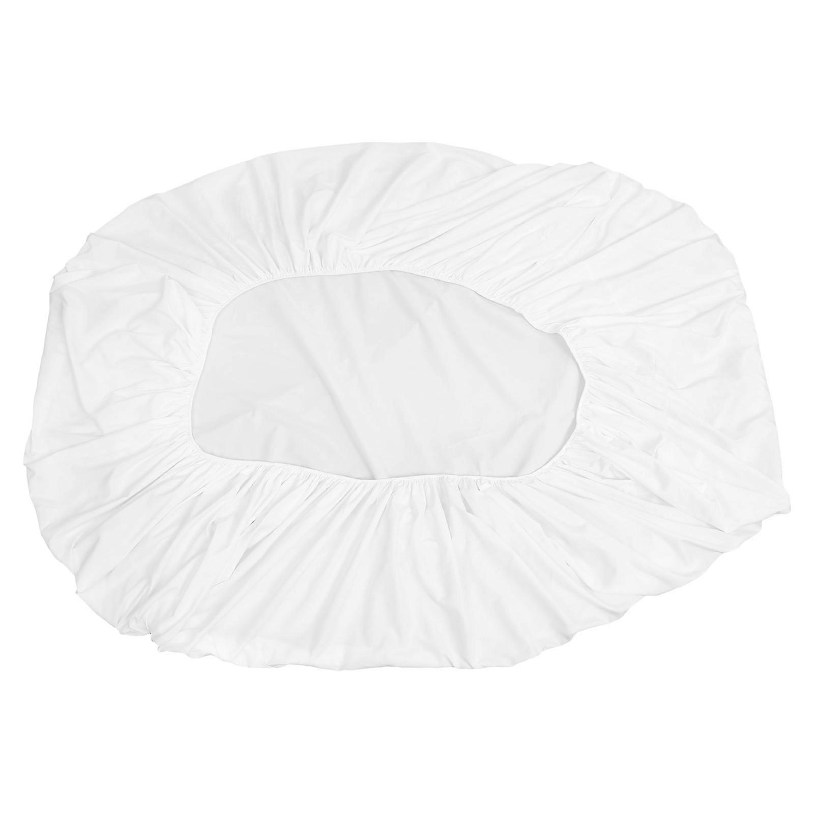 Mattress Protector Fitted Bed Sheet Dust-Proof Comfortable Sleep White 200X150X0.2cm 1Pcs