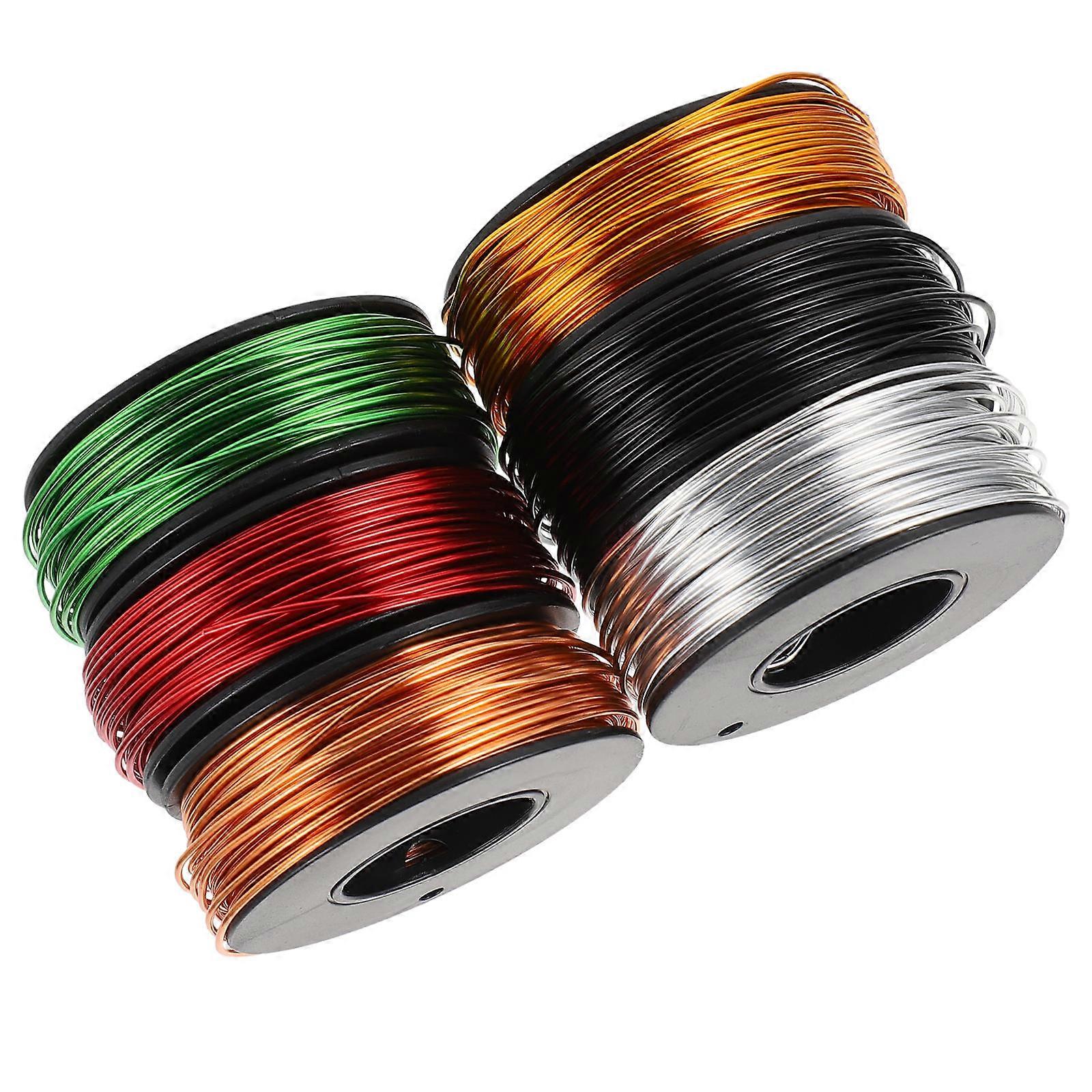 Crafting Wire For Jewellery Making Aluminum Bendable Soft Crafting Wire Black 6Pcs