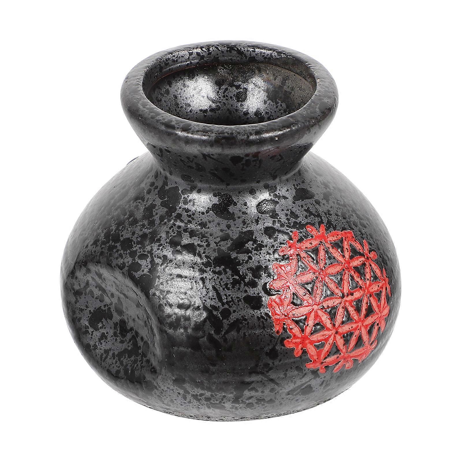 Toothpick Holder Decorative Flower Arranging Dinner Parties Red 5.7X5.7X5.5CM 1Pack