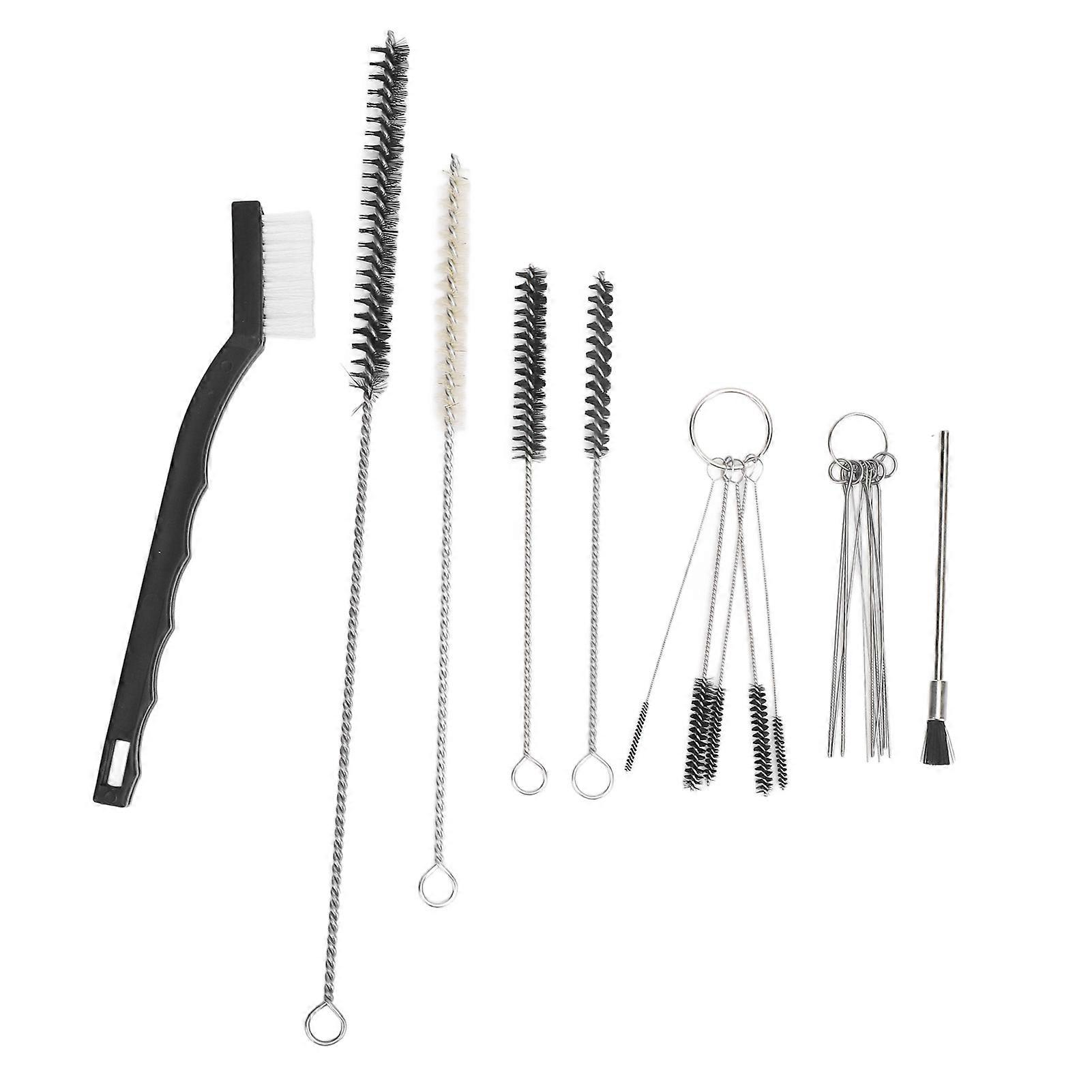 Kit de nettoyage pour outils de pulvérisation multi-usages, brosses portables, tube à aiguille, brosse de nettoyage pour buses d'aérographe