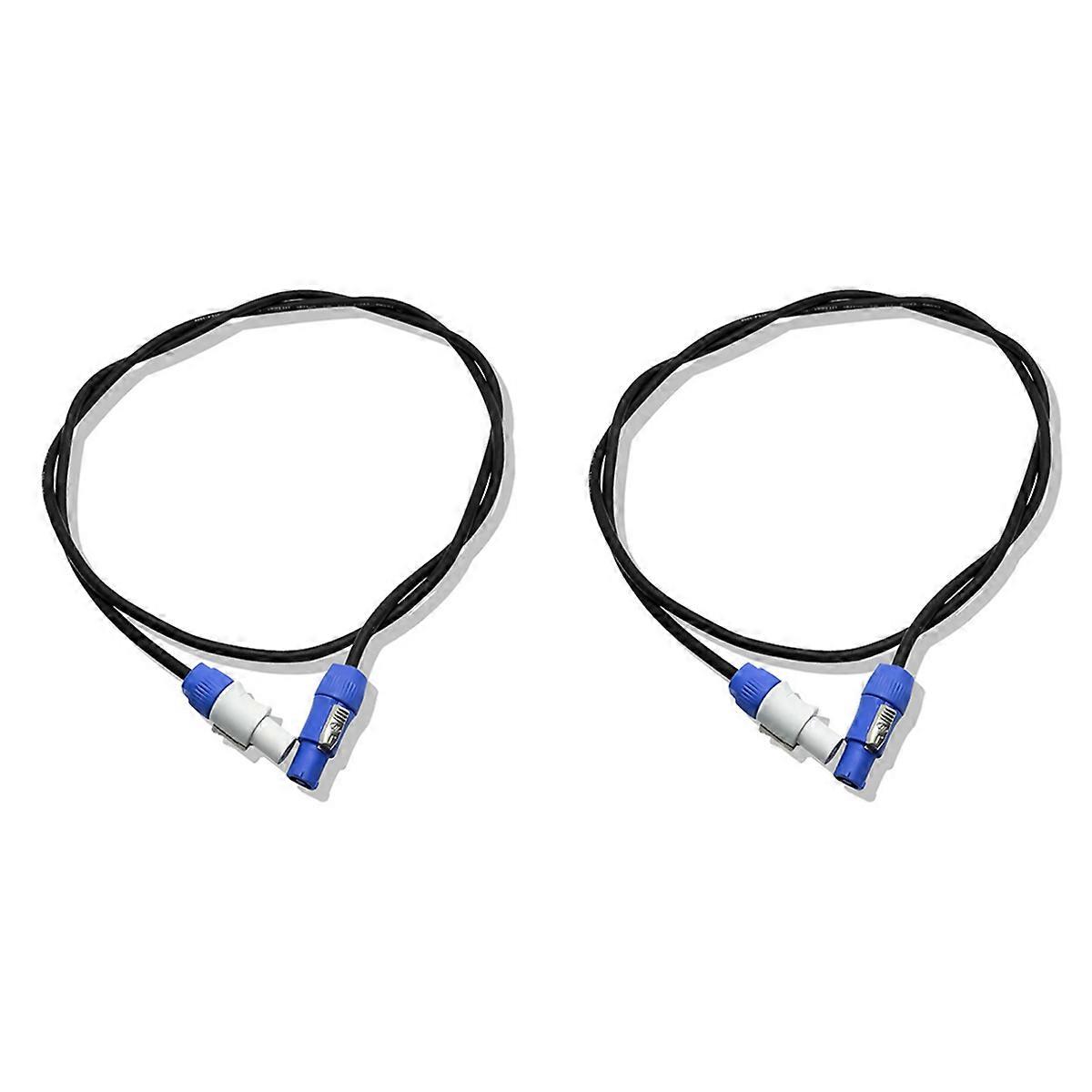 2X 1M AC Power Cable for Beam Moving Head Light Beam 5R/7R Moving Head Light Extension Powercon Cabl