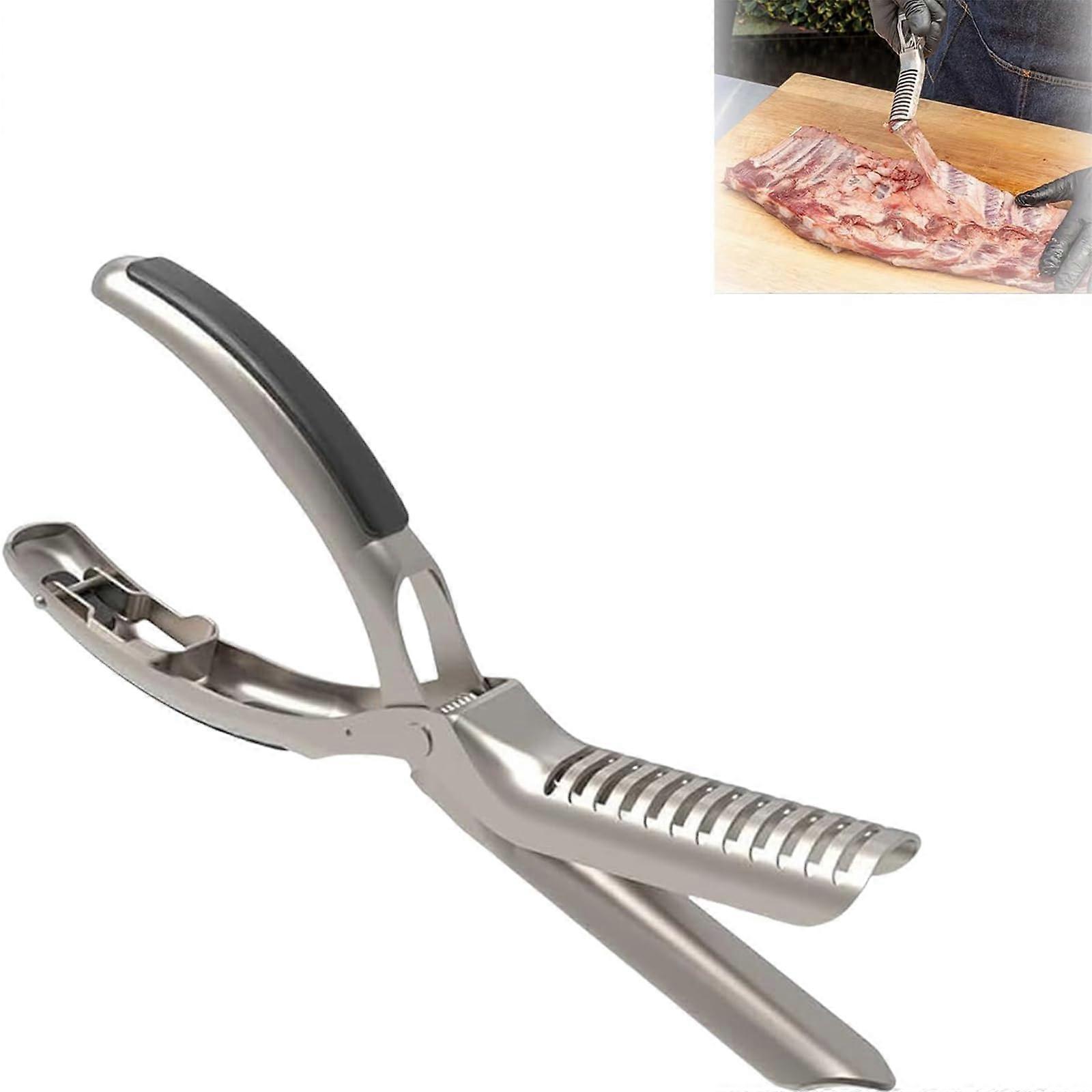 Stainless steel rib membrane remover, dishwasher BBQ tool Ref: 3543