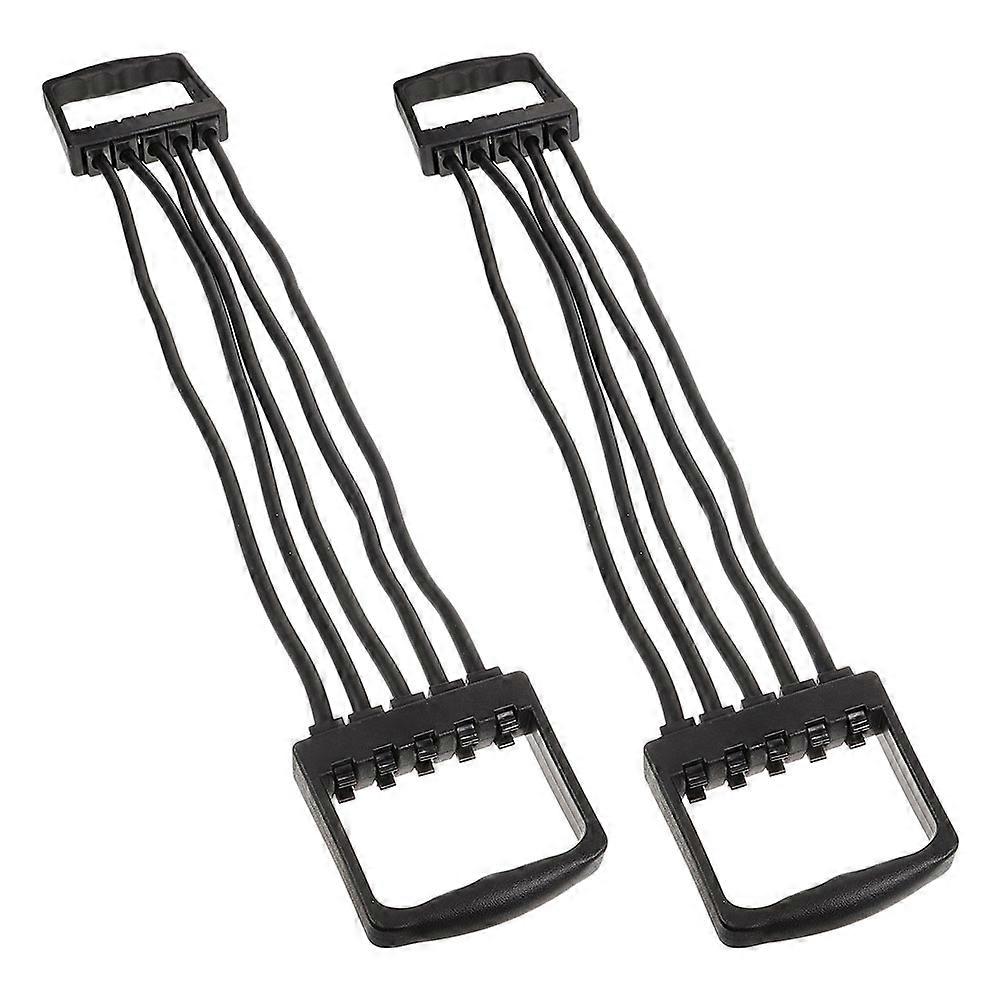 Tubes Elastic Training Belt For Home Fitness Exercise Routine Beginners 2Pcs