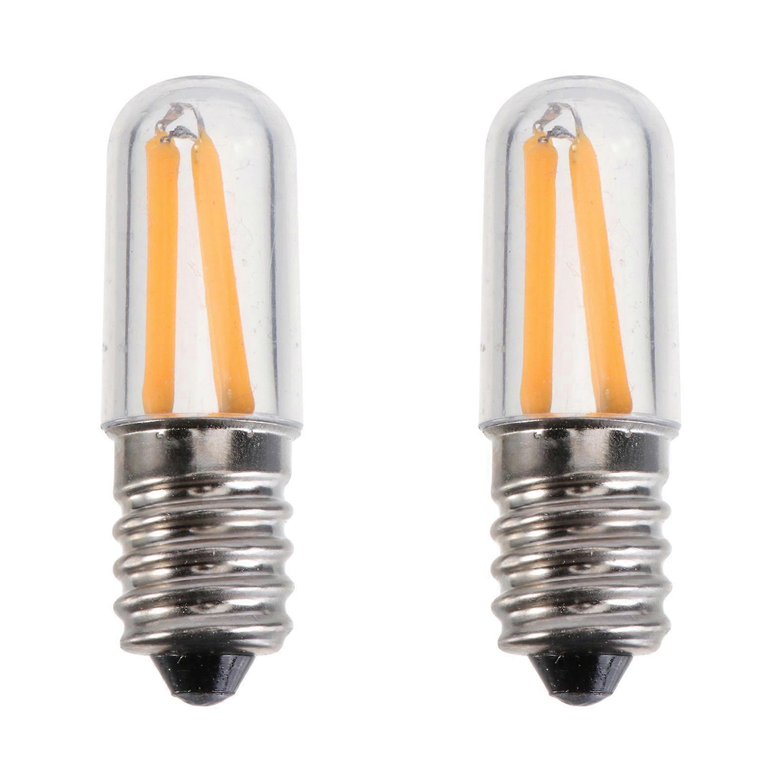Appliance Light Bulbs Refrigerator E14 Lamp Bulb Energy-Saving 2Pcs