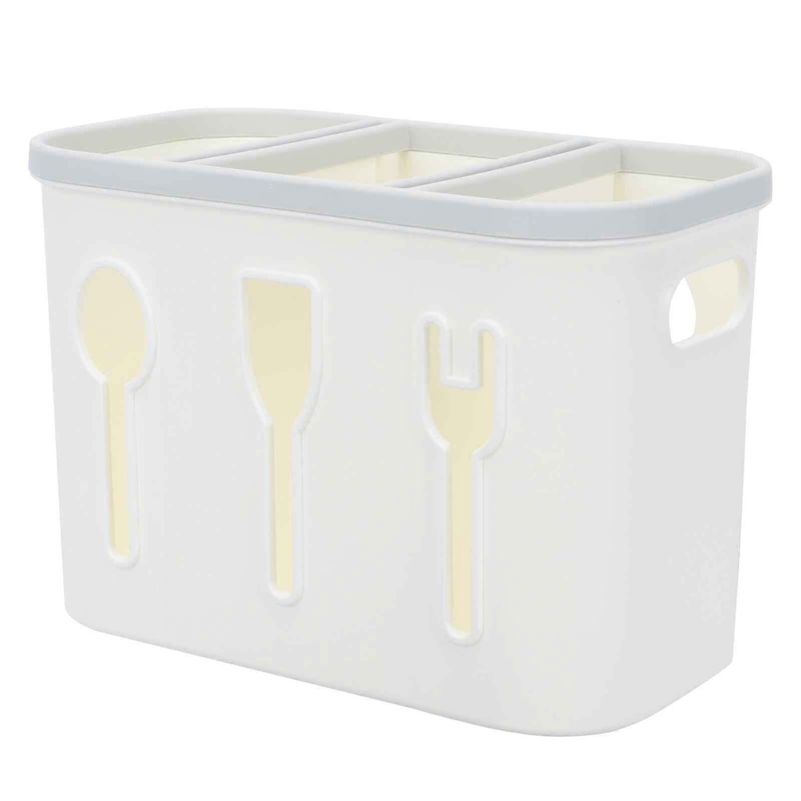 Σκεύος Αποθήκευση Rack Chopstick Drain Storage Box Home Κουζίνα Χρήση 20x14cm Πλαστικά Οργανώνοντας Μαγειρικά Σκεύη 1Pc