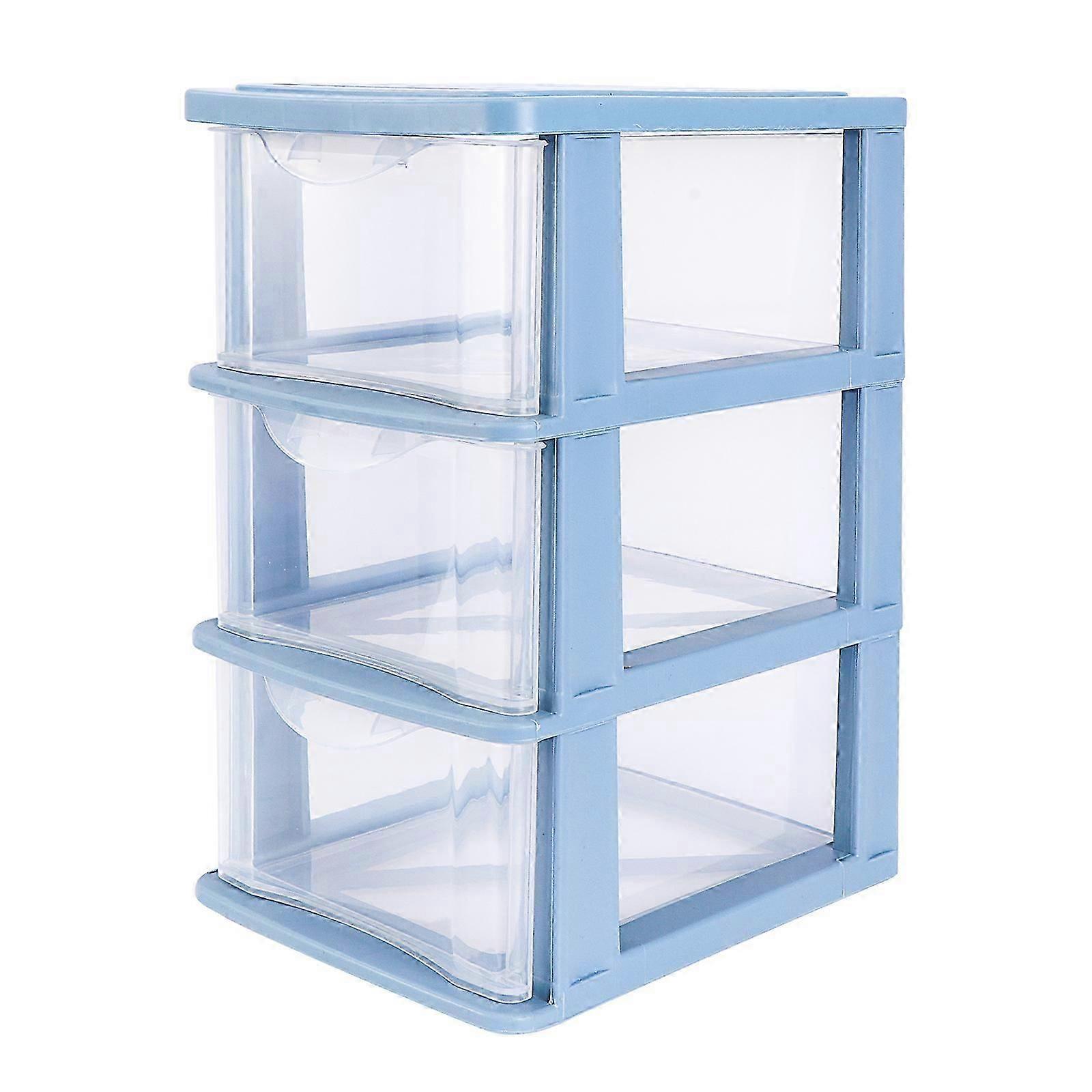 1Pc Desktop Storage Box Drawer Type Sundries Holder Transparent Cosmetic Box