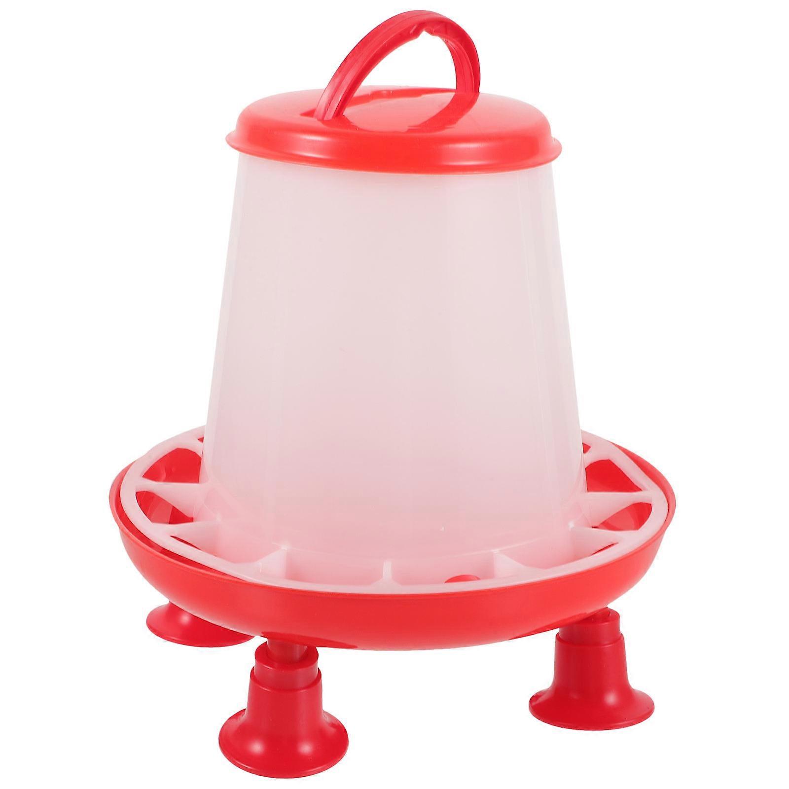 Automatic Portable Chick Feeder for Poultry – Durable, Easy to Fill & Clean, Bite Resistant for Chickens, Ducks, Pigeons