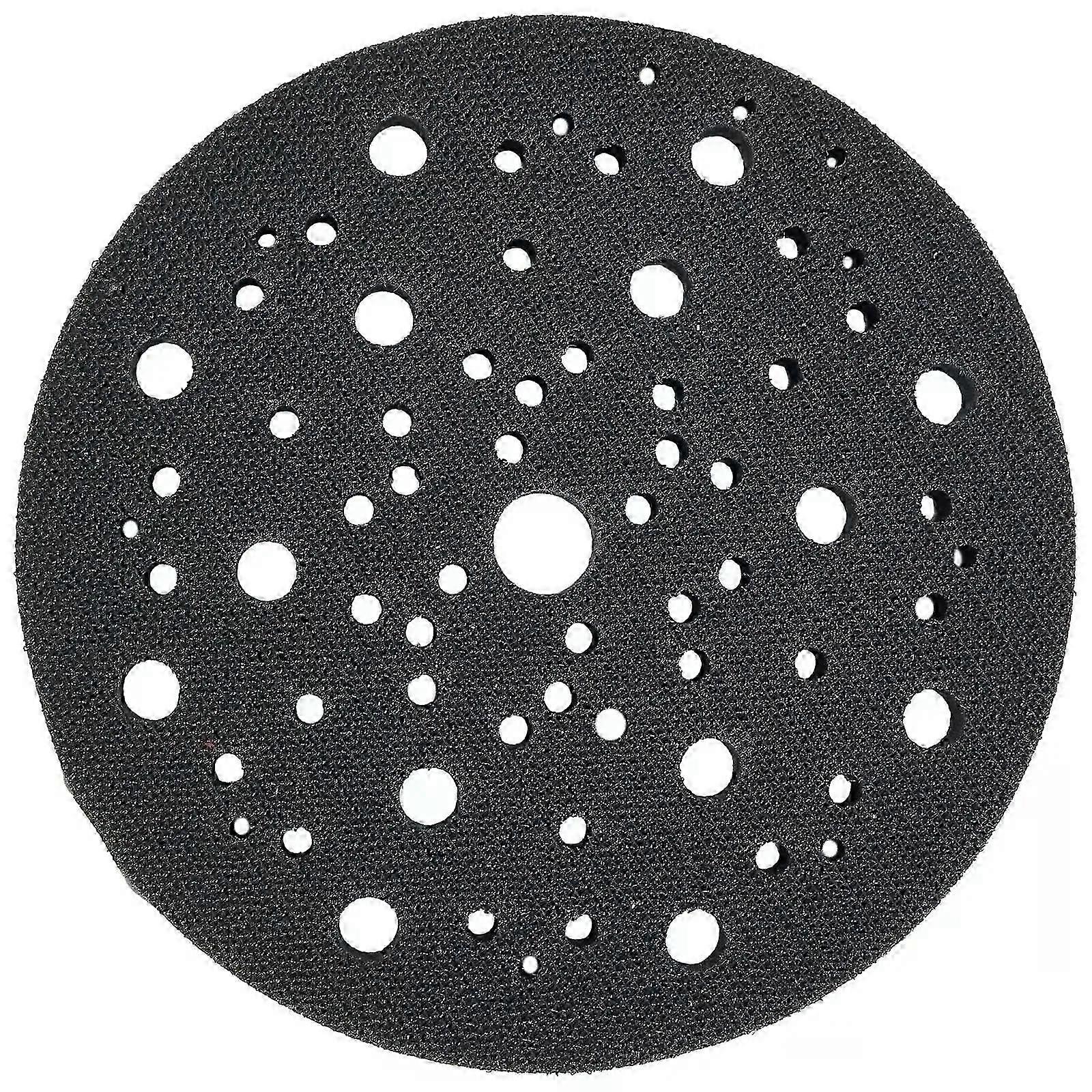 1pc 6inch Interface Pads Hook And Loop Soft Sponge Protection Disc 70 Hole Polishing Sanding Protector Fit For  Orbital Sanding Tool