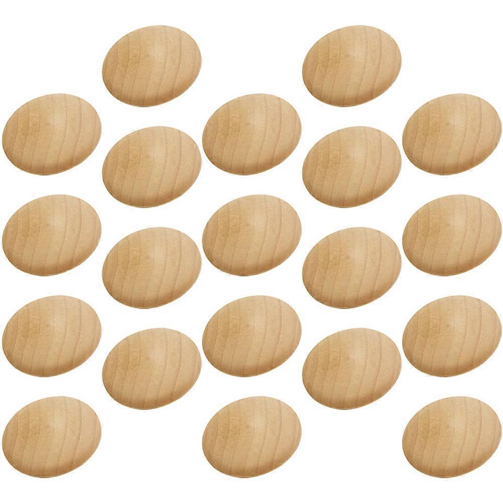 Treplugg til møbelhullplugger for dekorative hulldeksler 100 stk