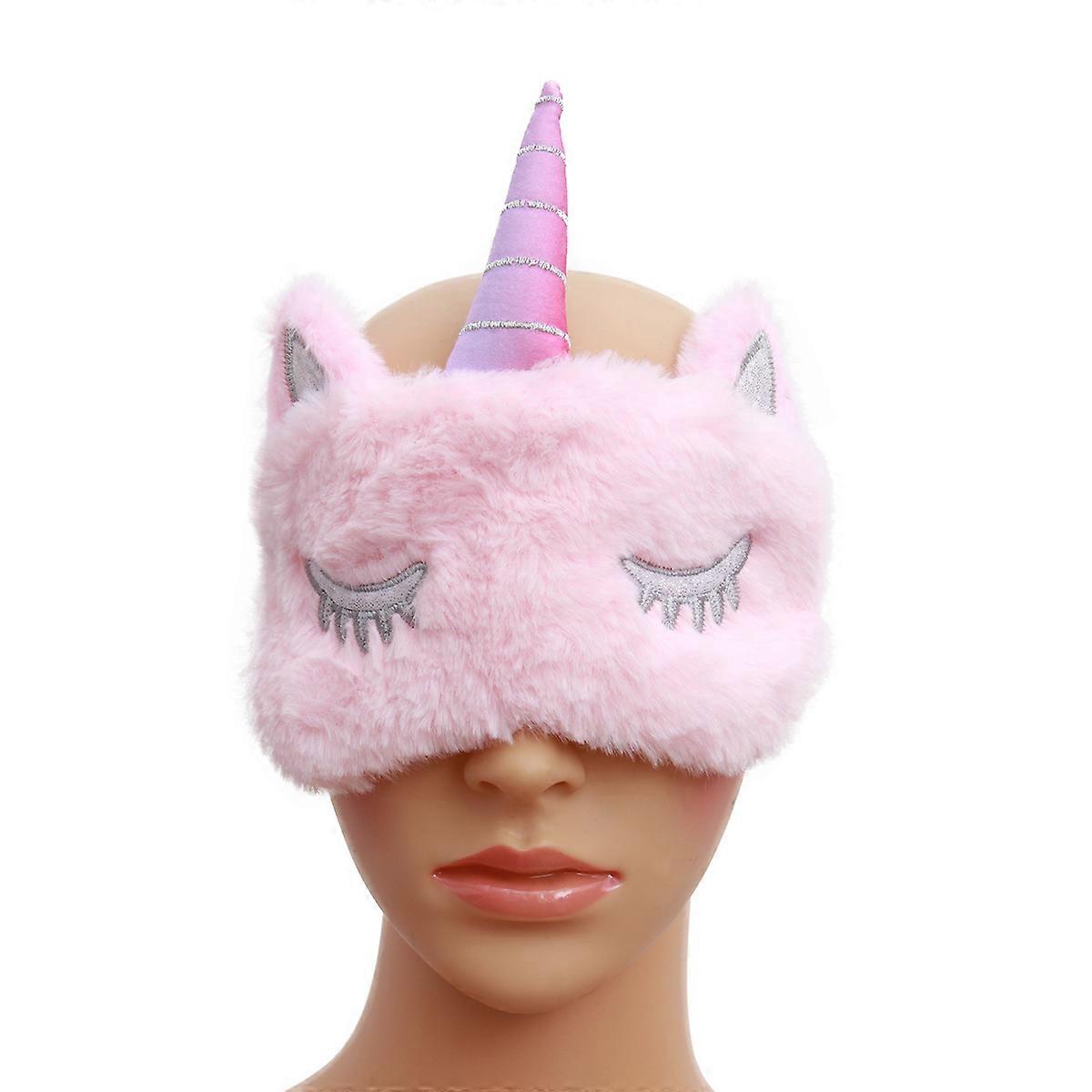 Sleeping Eye Mask Unicorn Shaped Blocks Light για το ταξίδι στο σπίτι 4Pcs