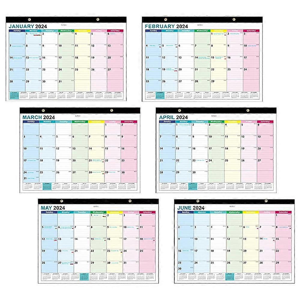 An Calendar Perete Calendar Memo Înregistrare Birou Utilizare 17x12in 1Buc