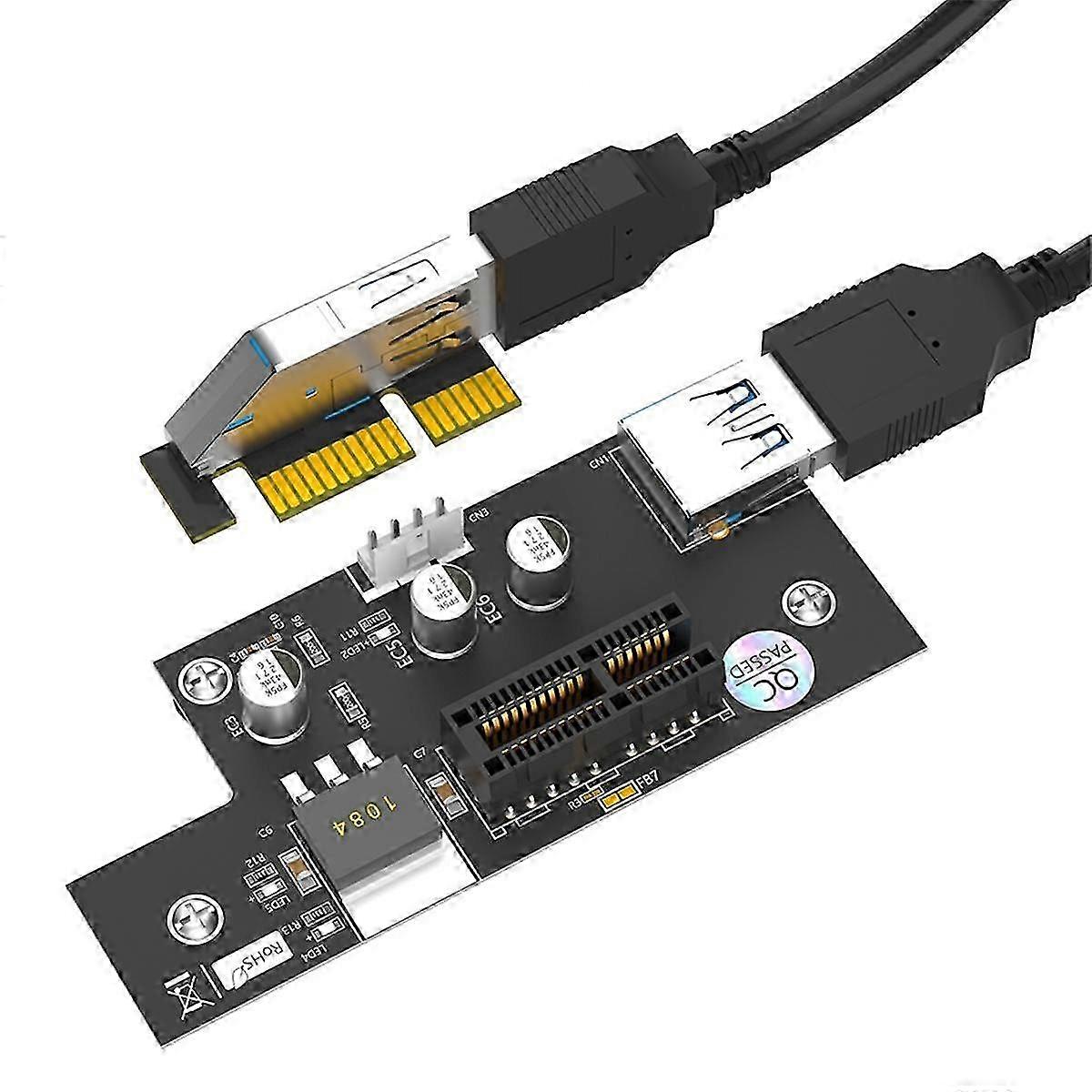 High Quality PCI Express Riser Card with Magnetic Foot Pads for Various Configurations