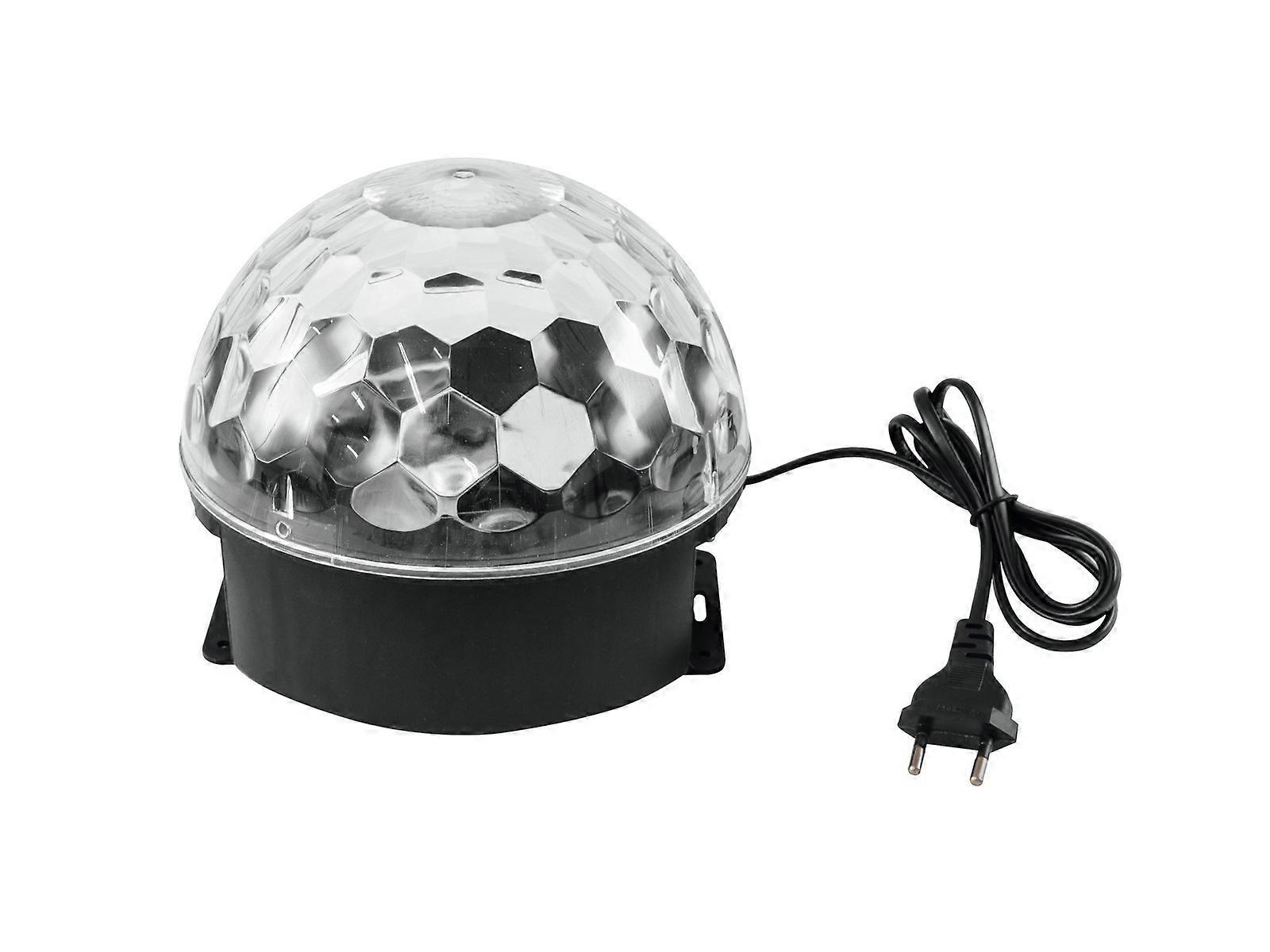 LED BC4 Radiation Effect, Compact Mirror Ball Effect (RGBW Orange Purple) with Luminous Ball