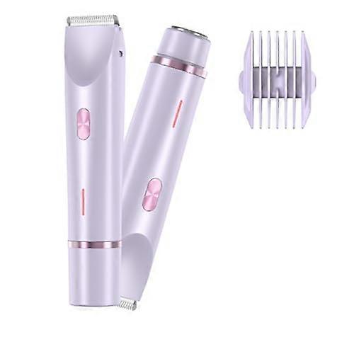 Shinyyou Women's Razor, Shinyshave 2in1 Razor Trimmer, GleamGlide 4.0 (Purple)