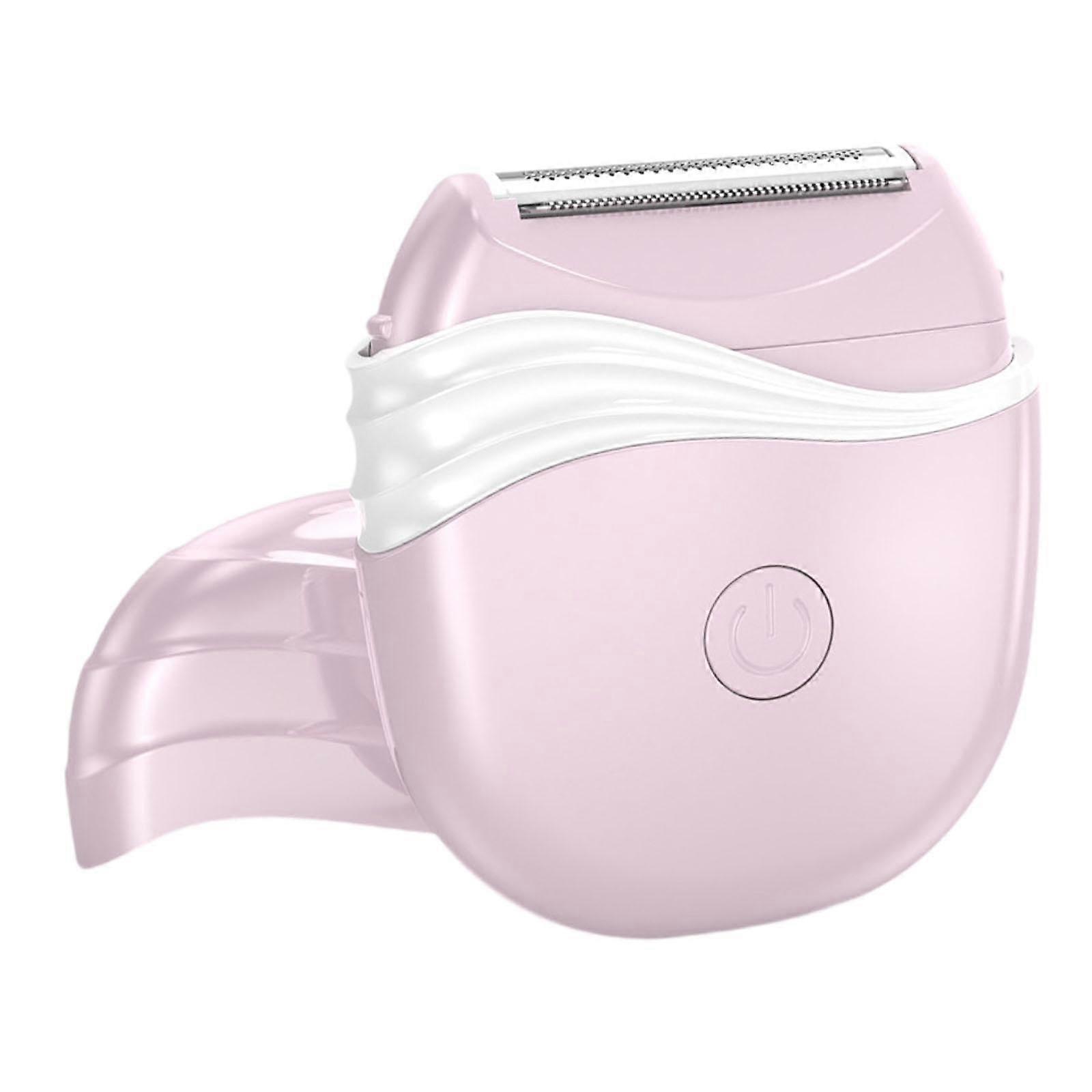 Electric Shaver for Women, Bikini Trimmer, Portable Facial Hair Remover, Compact Electric Shaver for Armpits, Pubic Hair, Arms and Legs, Pink
