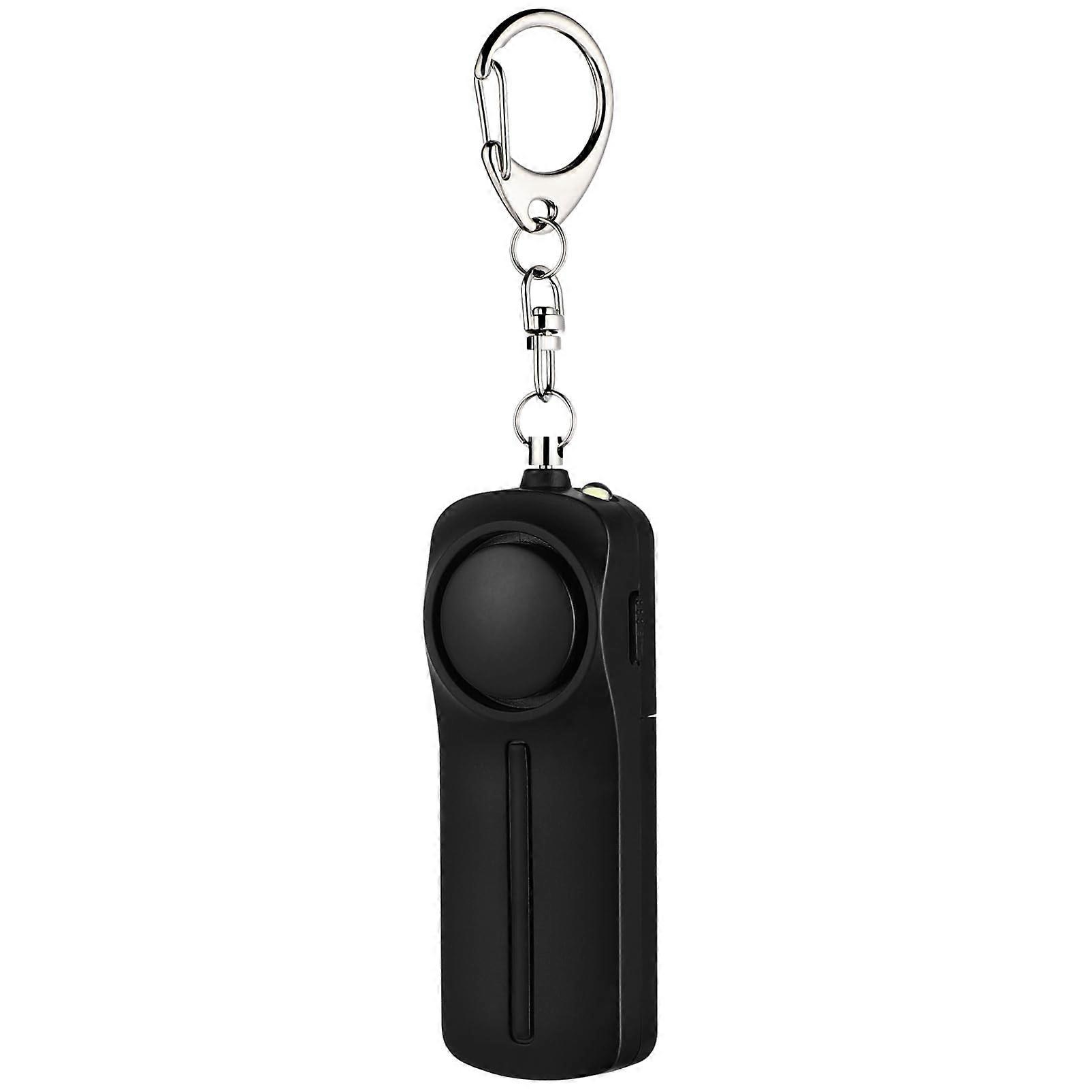 Alarm Keychain with LED Light, Portable Personal Safety Alarm for Emergencies, Easy to Use for Night and Outdoor Activities