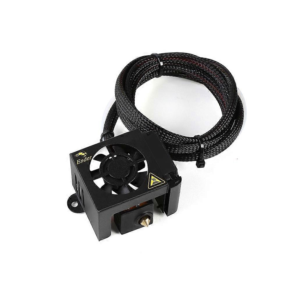 (New) Creality 24V 40W Extruder Full Nozzle Hot End Kit with Nozzle Extruder+Cooling Fan+Shell for Ender-3 3D Printer