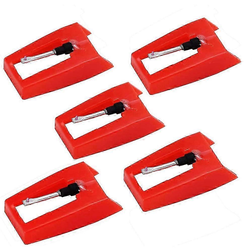 Record Player Needles Replacement, 5 Pack Turntable Replacement Needle for Vinyl Record Player LP Ph