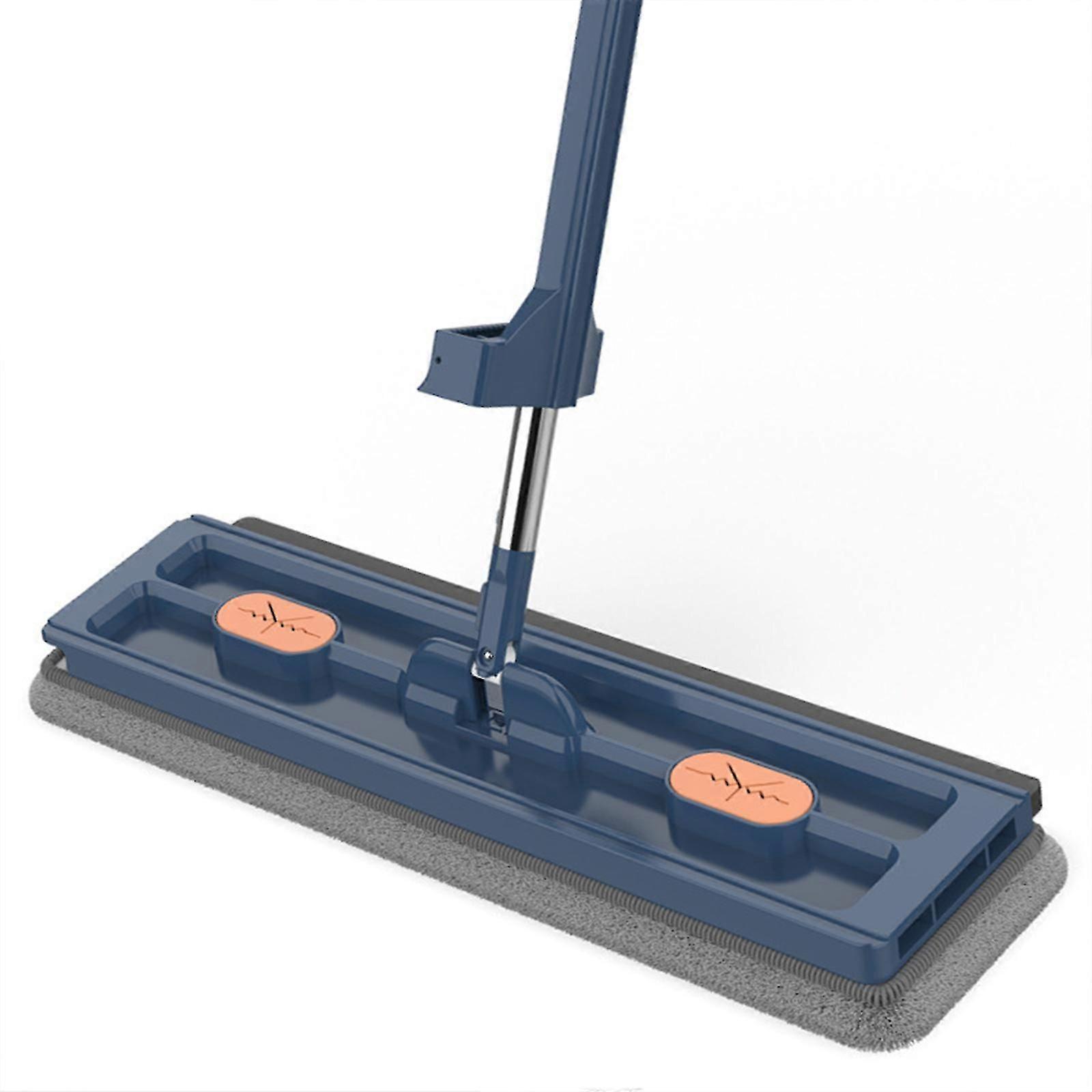 Large Flat Mop Flat Mop Set, 360 Swivel Joint Mop with Wringing Function, Floor Wiper Set Flat Mop for Hardwood Laminated Tile