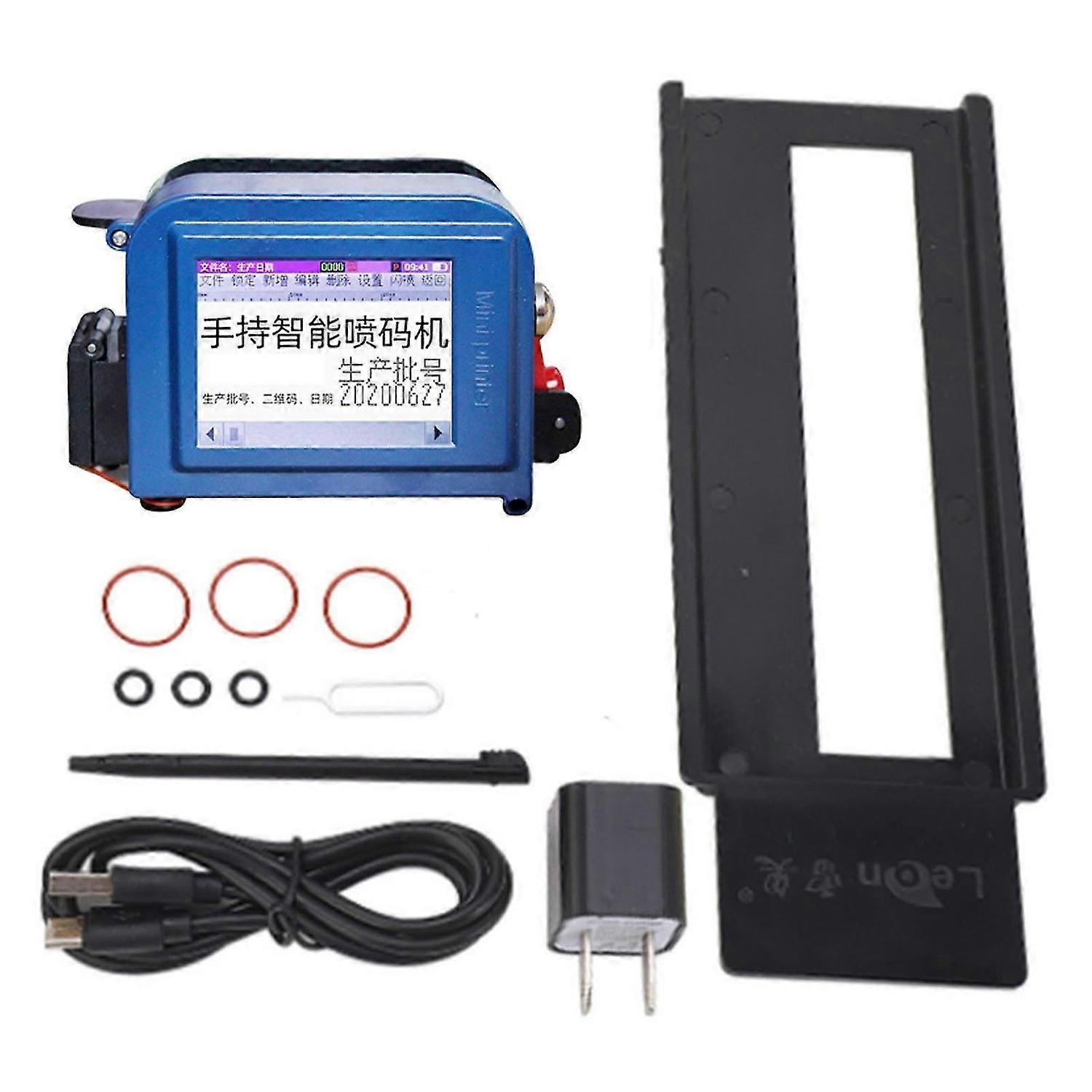 Mini Handheld Inkjet Printer Label Date Logo Quick Drying Portable Pocket Marking Device 100240V US Plug