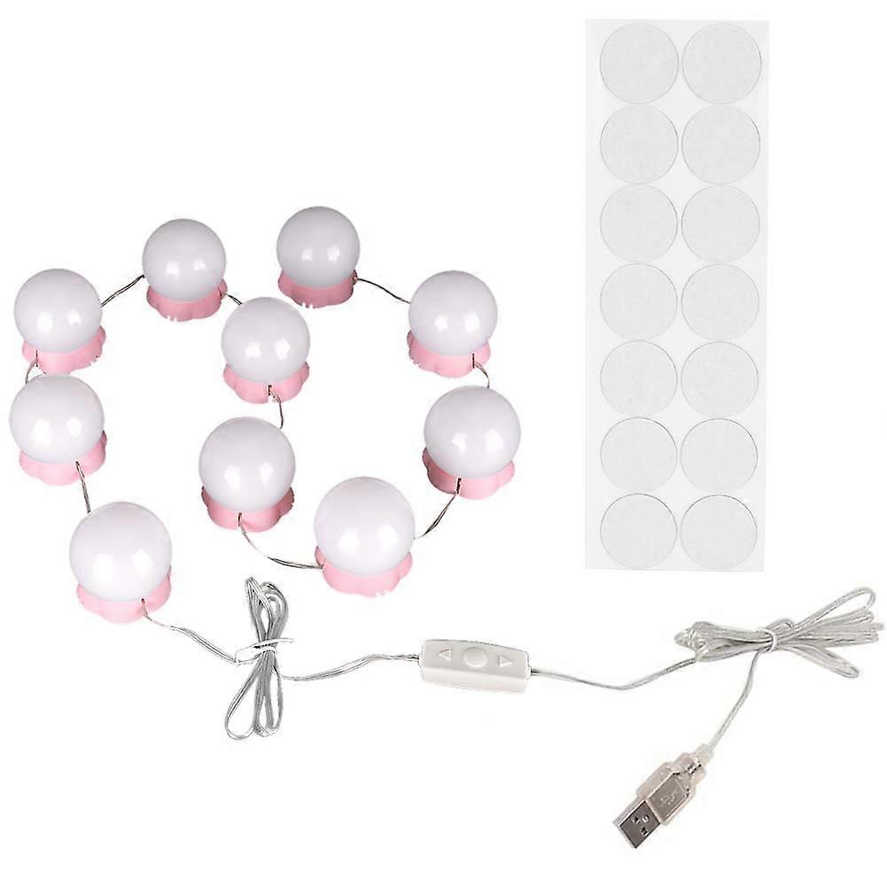 10pcs Adjustable LED Makeup Mirror Bulbs for Dressing Table