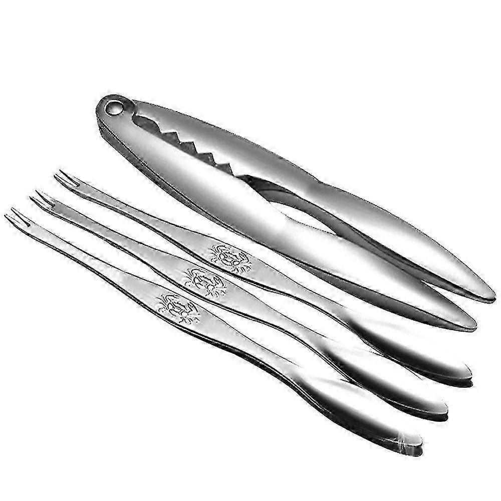 2024 Suitable Seafood Tools Seafood Fork Set for Lobster Crab Crab and Stainless Steel Seafood Fork Seafood Tools Set for Seafood Lobster Crab Nut