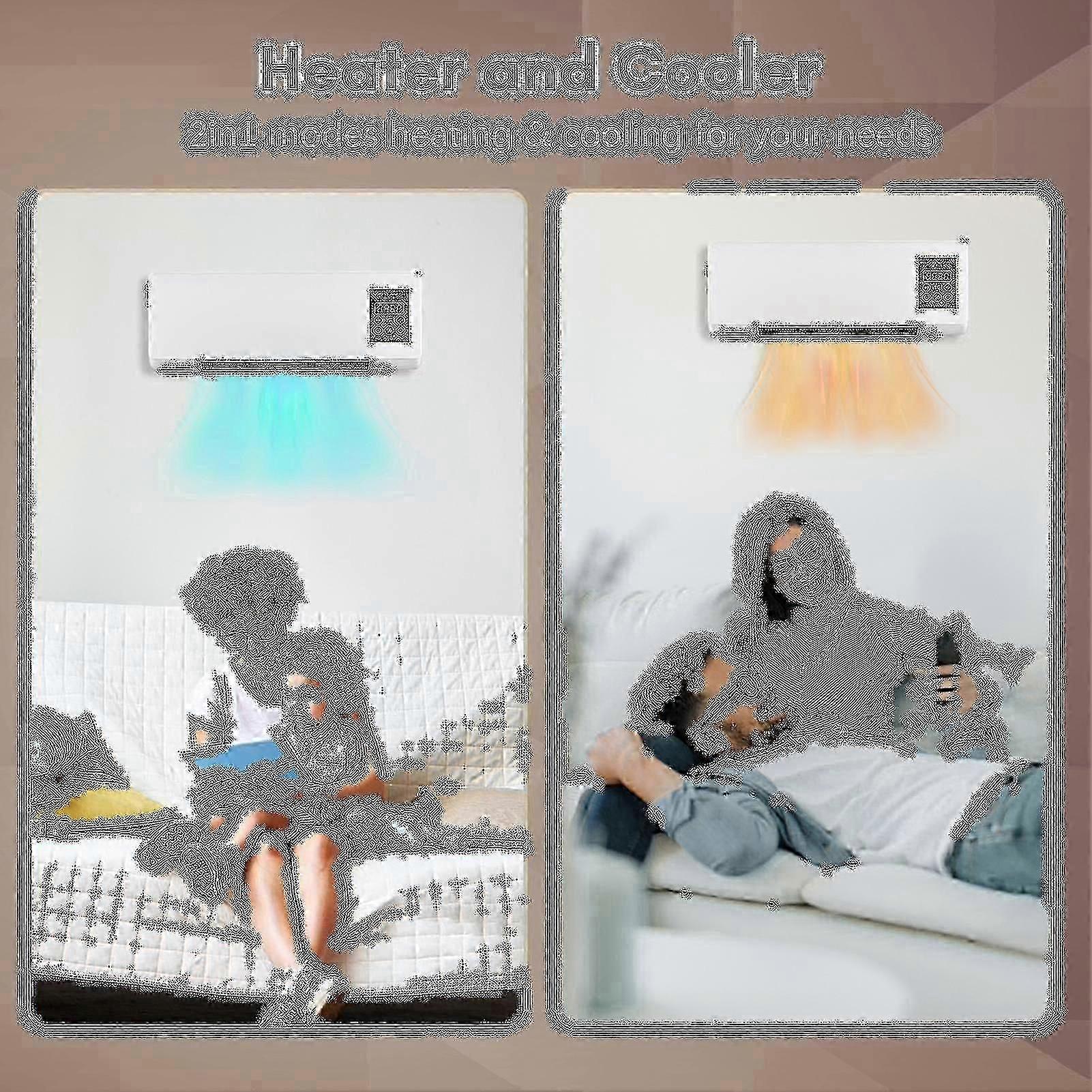 Portable Heater And Air Conditioner Combo Wall Mounted Desktop 2in1 ...