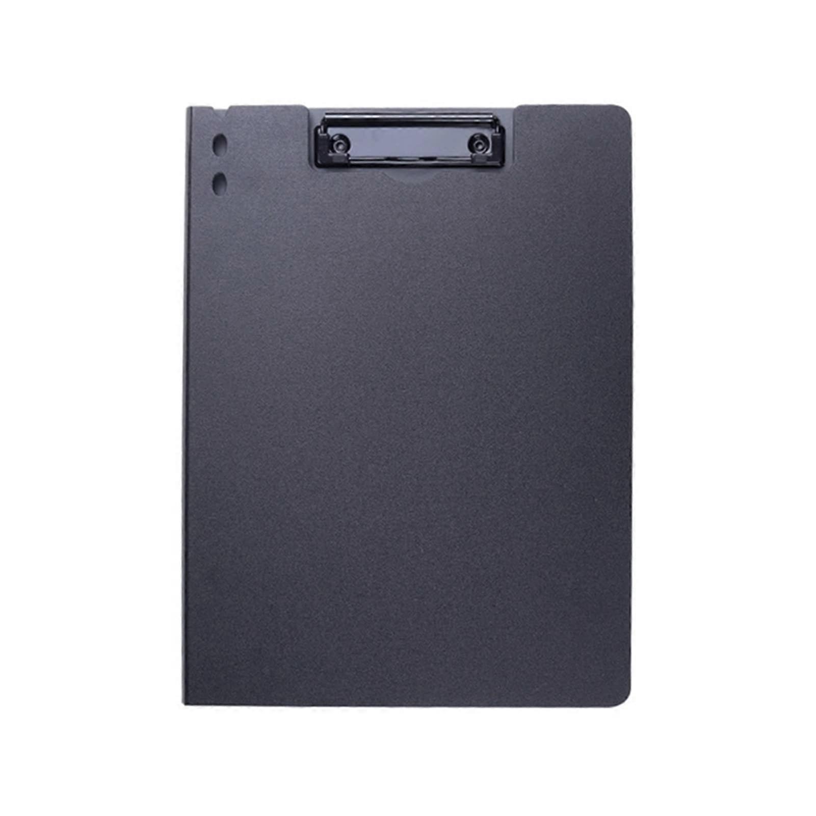 Document Folder 1 Piece Multifunctional File Folder Writing Pad Clipboard Memo Clip Board (Color: BKVS)