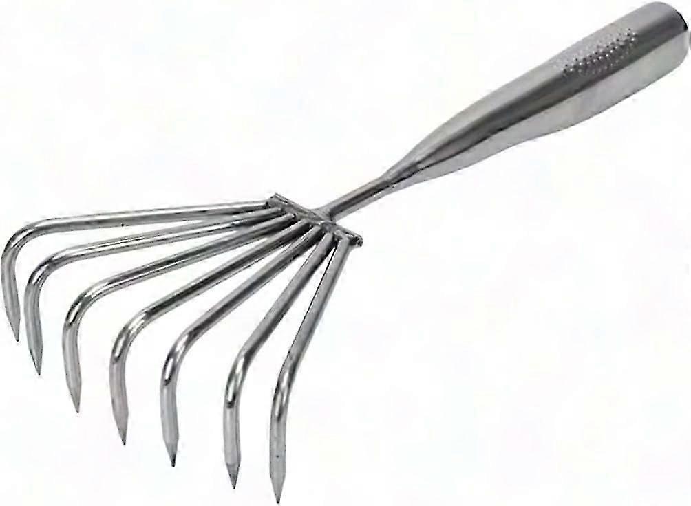Steel 7-Tooth Hand Rake for Weeding