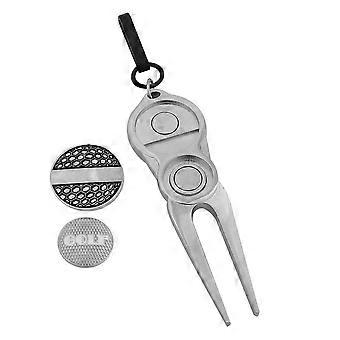 Golf Divot Tool Portable Metal Golf Green Reparatie Tool