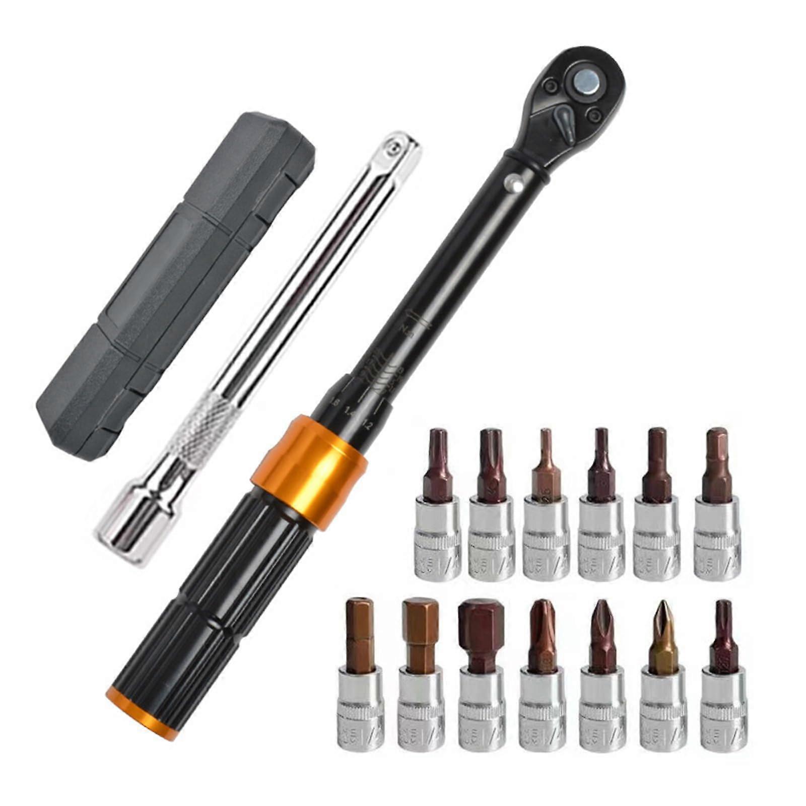 Adjustable Torque Wrench Set 220Nm for Bicycle and Motorcycle Maintenance Precision Tool