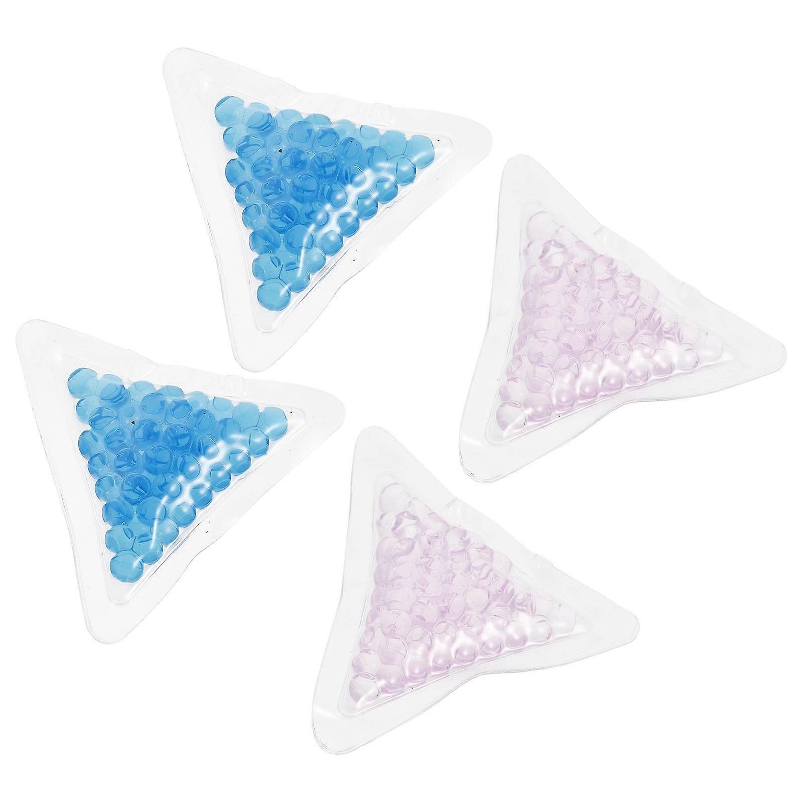 Sports Injury Care Hot Cold Compress Ice Packs for Triangular 4Pcs