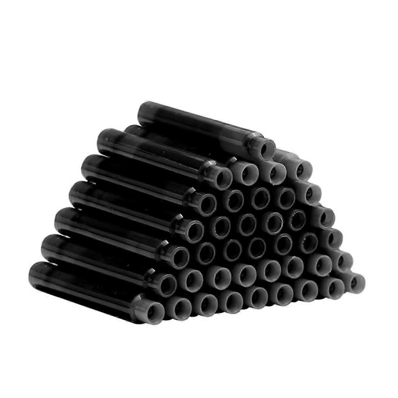100 Pieces Refillable Ink Cartridges for Fountain Pen, Heat Erasable, Quick Drying, Compatible with Writing Tools for Office, School, and Calligraphy