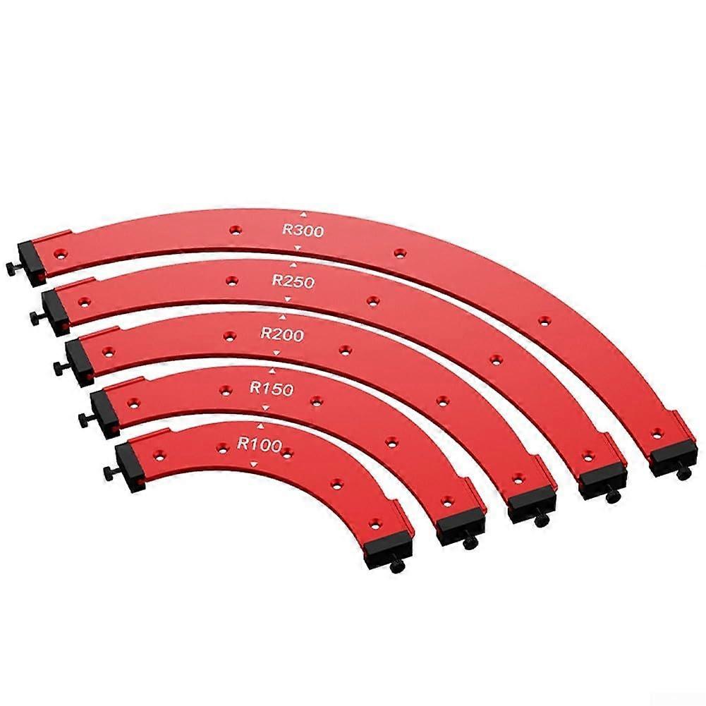 Woodworking Round Shaping Stencils Pack of 5 Aluminium Inner Outer Corners R100 R150 R200 R250 R300