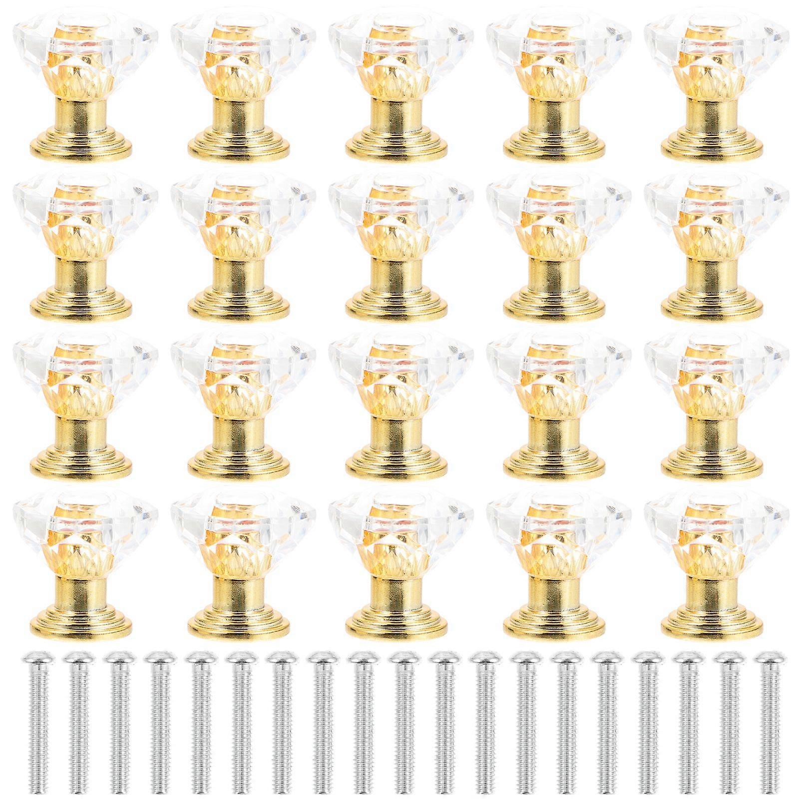 20pcs Small Pull Handle Home Cabinet Knob Practical Cupboard Drawer Knobs