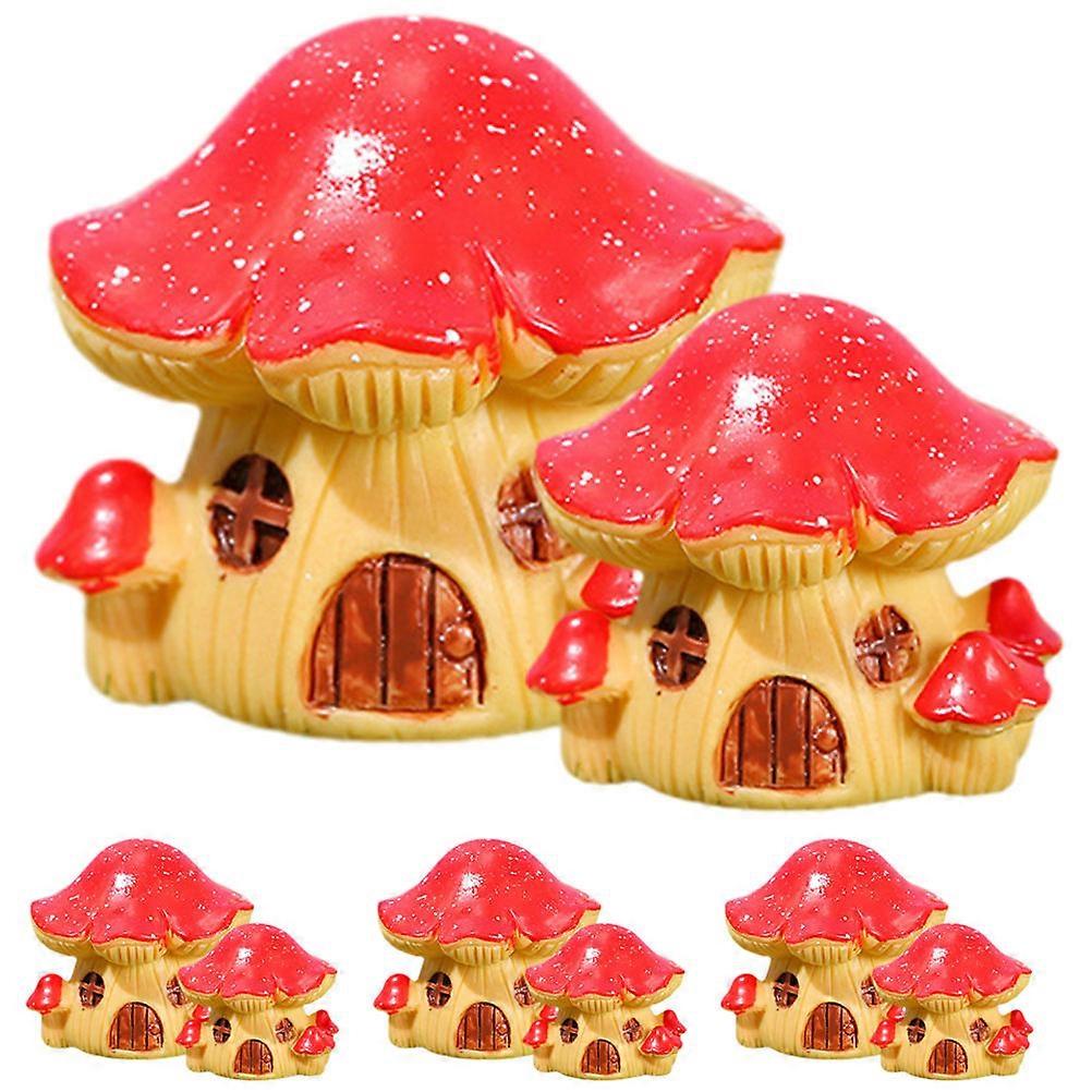 Here's a polished and engaging product description for your **8pcs Cartoon Miniature Mushroom House Figurines**:
๐ฟ **8PCS Cartoon Miniature