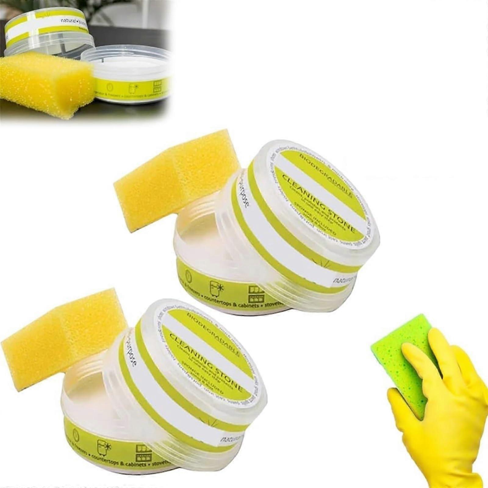 Clean It EcoFriendly Cleaning Stone, Pebble Stone Shower Floor Cleaner (2pcs)