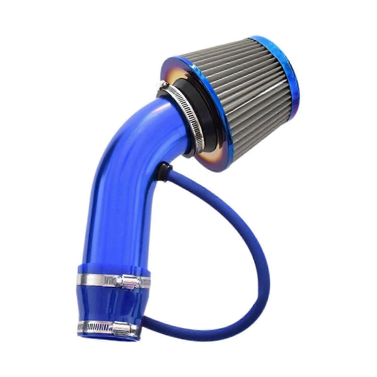 Generic 76mm 3 inch Cold Air Intake Kit High Flow Universal Directly Replace Red