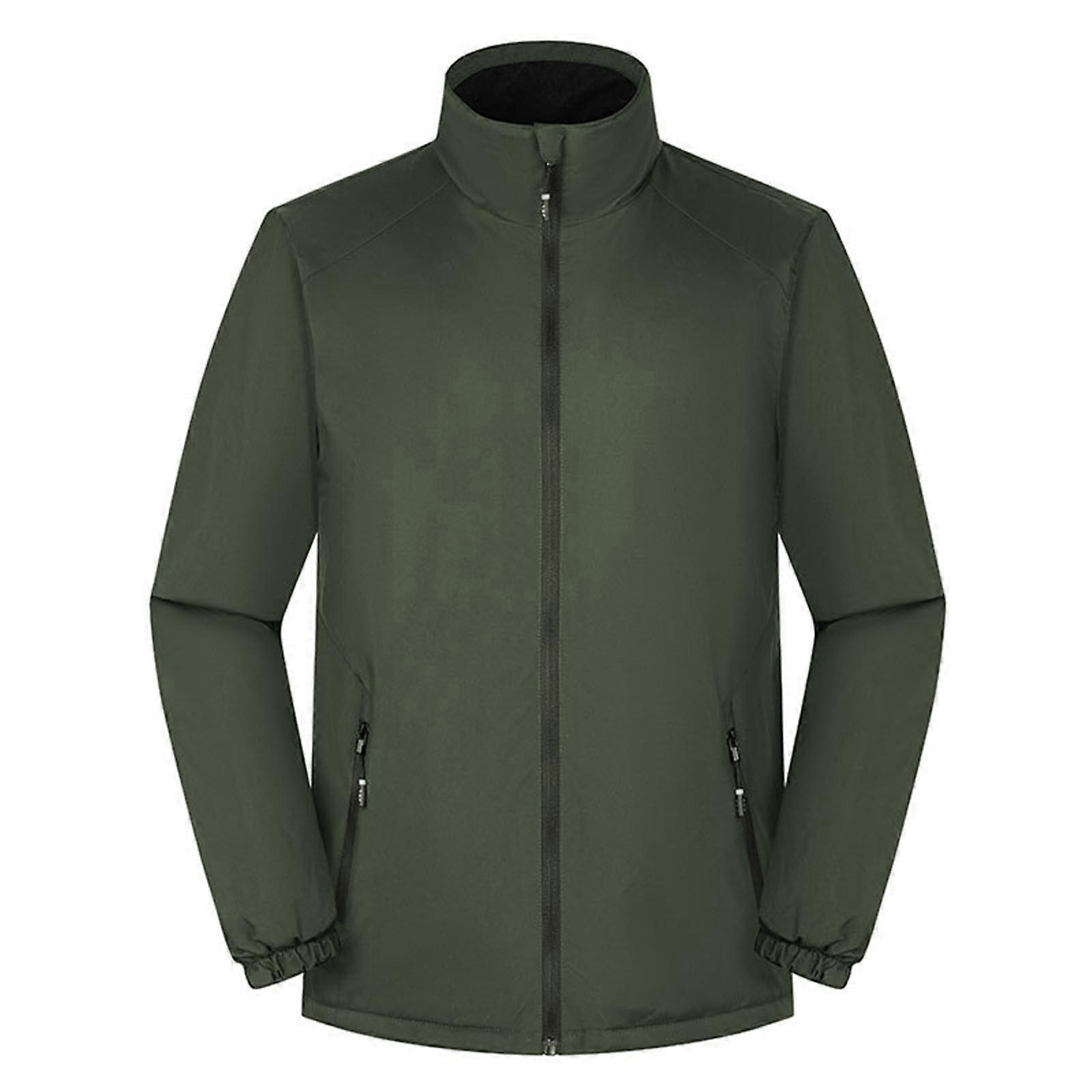Men's Beige Jacket Black White Transition Lightly Lined Outdoor Softshell