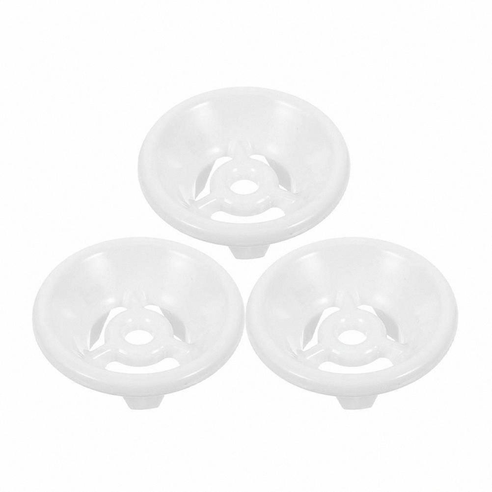 3-Pack Plastic Urinal Drain Plug, Strainer Stopper for Bathroom Fixtures