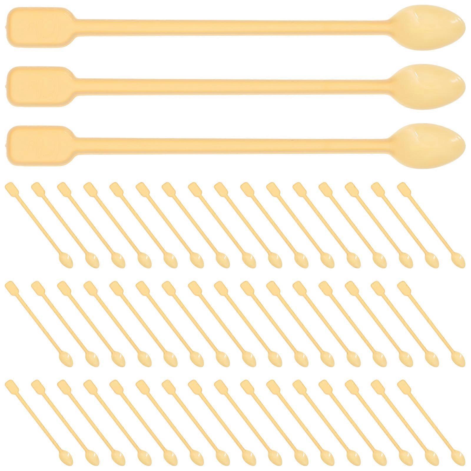 Cookery Spoons Smooth Surface Multi-Functional Epoxy Resin For Diy Projects Everyone 12.50X2.00X1.00Cm 100Pcs