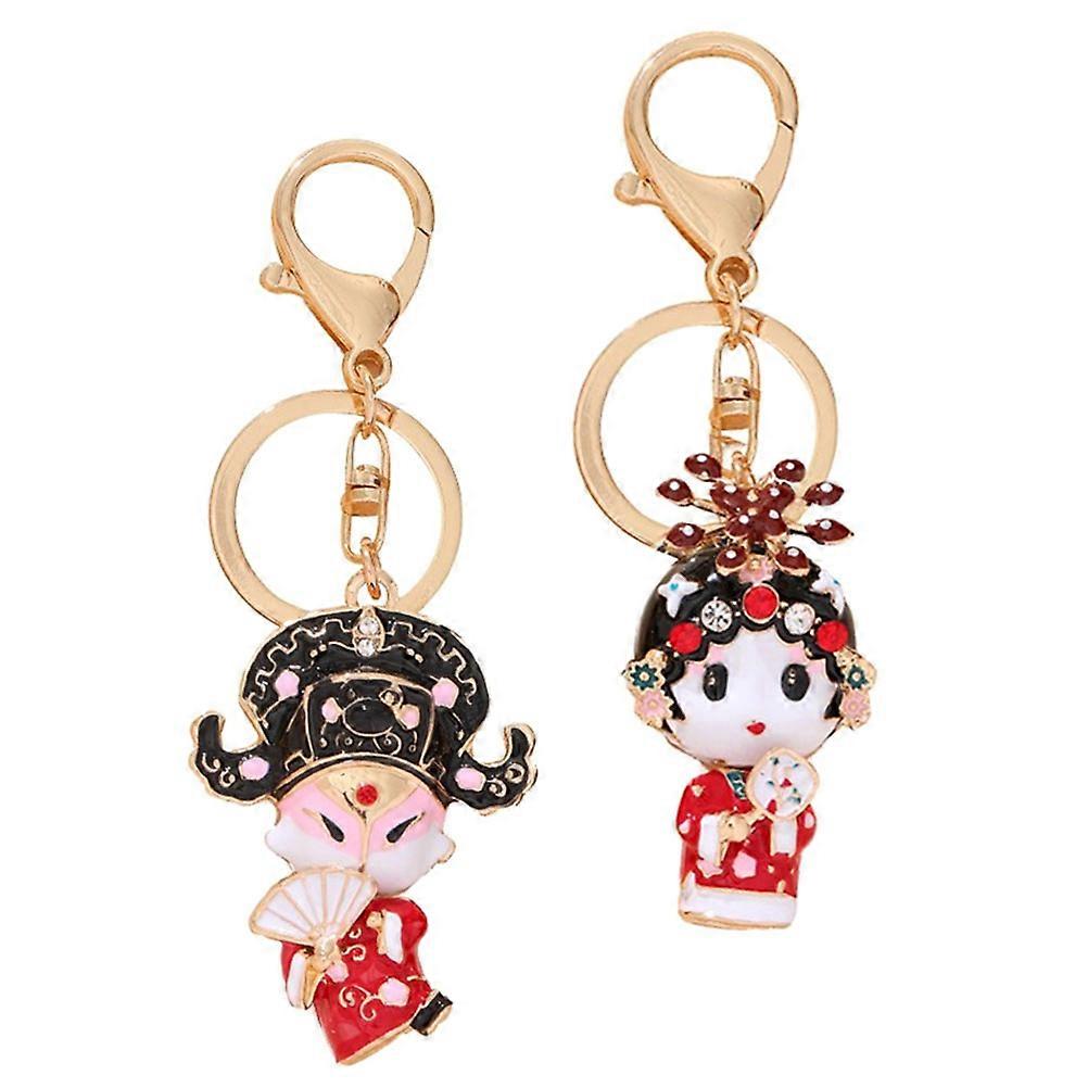 Here's a refined and engaging product description for your Chinese character keychains:
**2pcs Chinese Character Keychains Creative Pendant