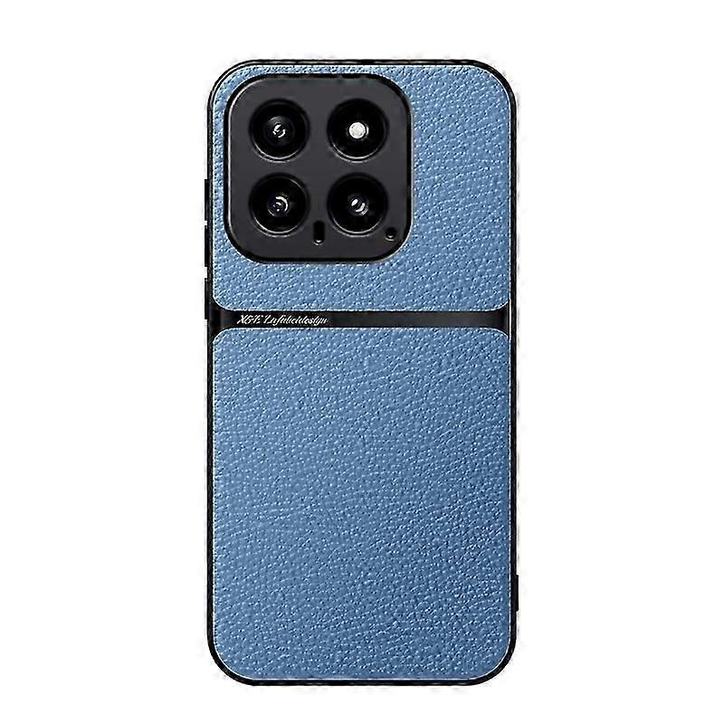 Litchi Leather Magnetic Full Coverage Shockproof Phone Case
