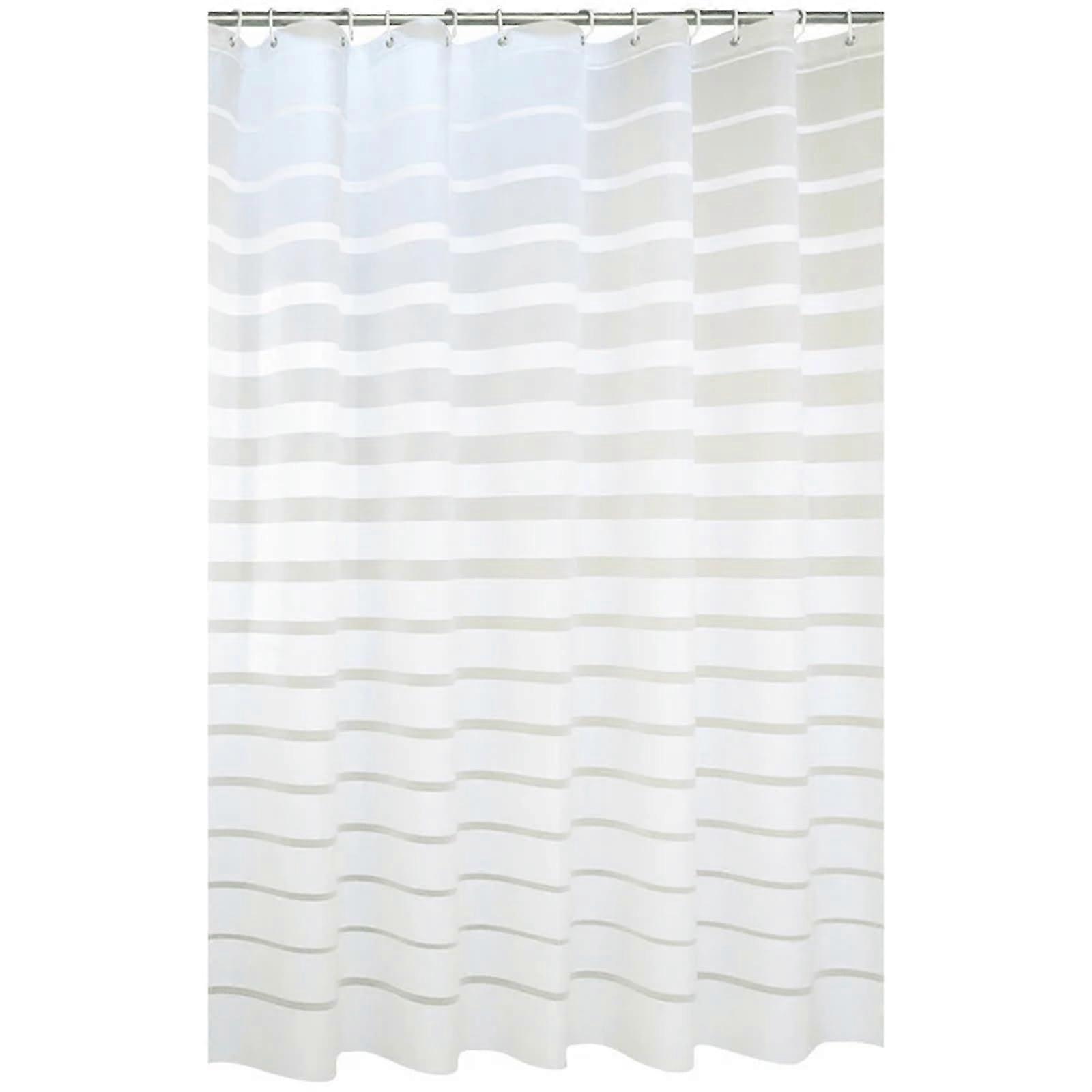 Waterproof Shower Curtain, Durable Bathroom Screens with Hooks (80x180cm)