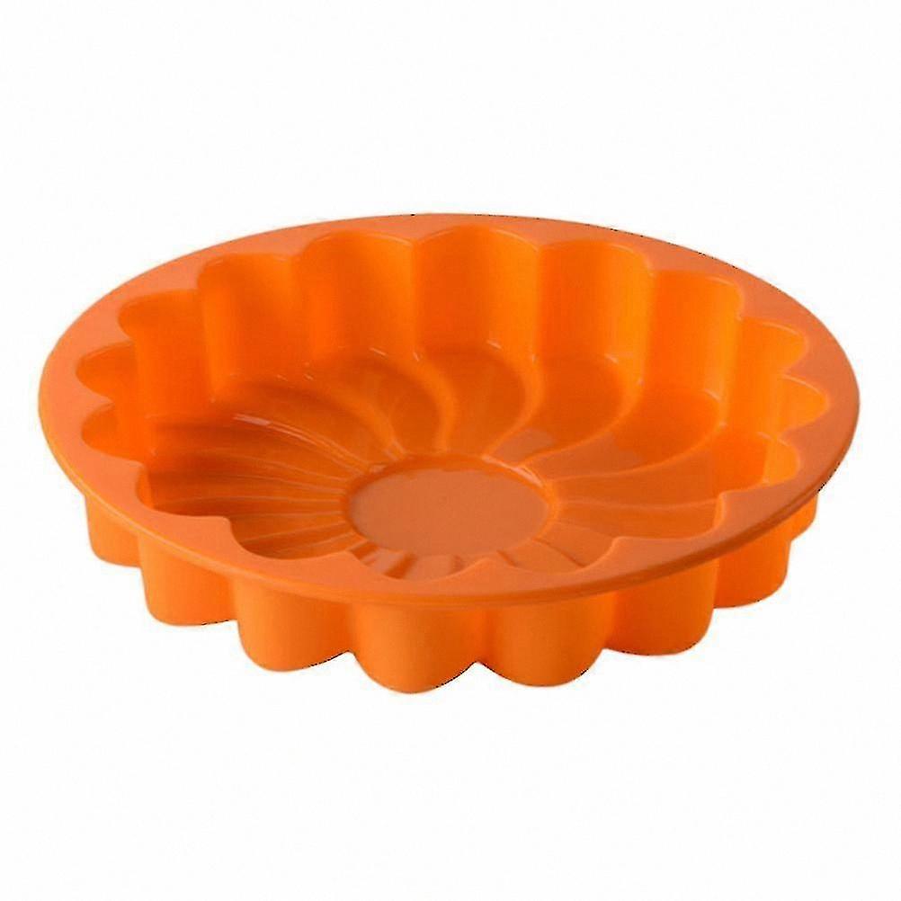 Silicone Flower-Shaped Cake Mold for DIY Baking, Non-Stick, Durable Pan for Home & Professional Use (Random Color)